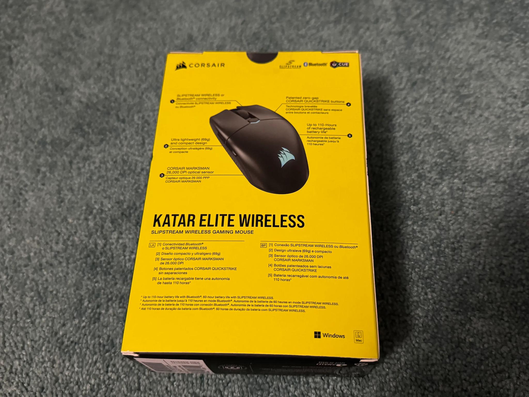 *BRAND NEW* 2022 Katar Elite Wireless RGB Gaming Mouse