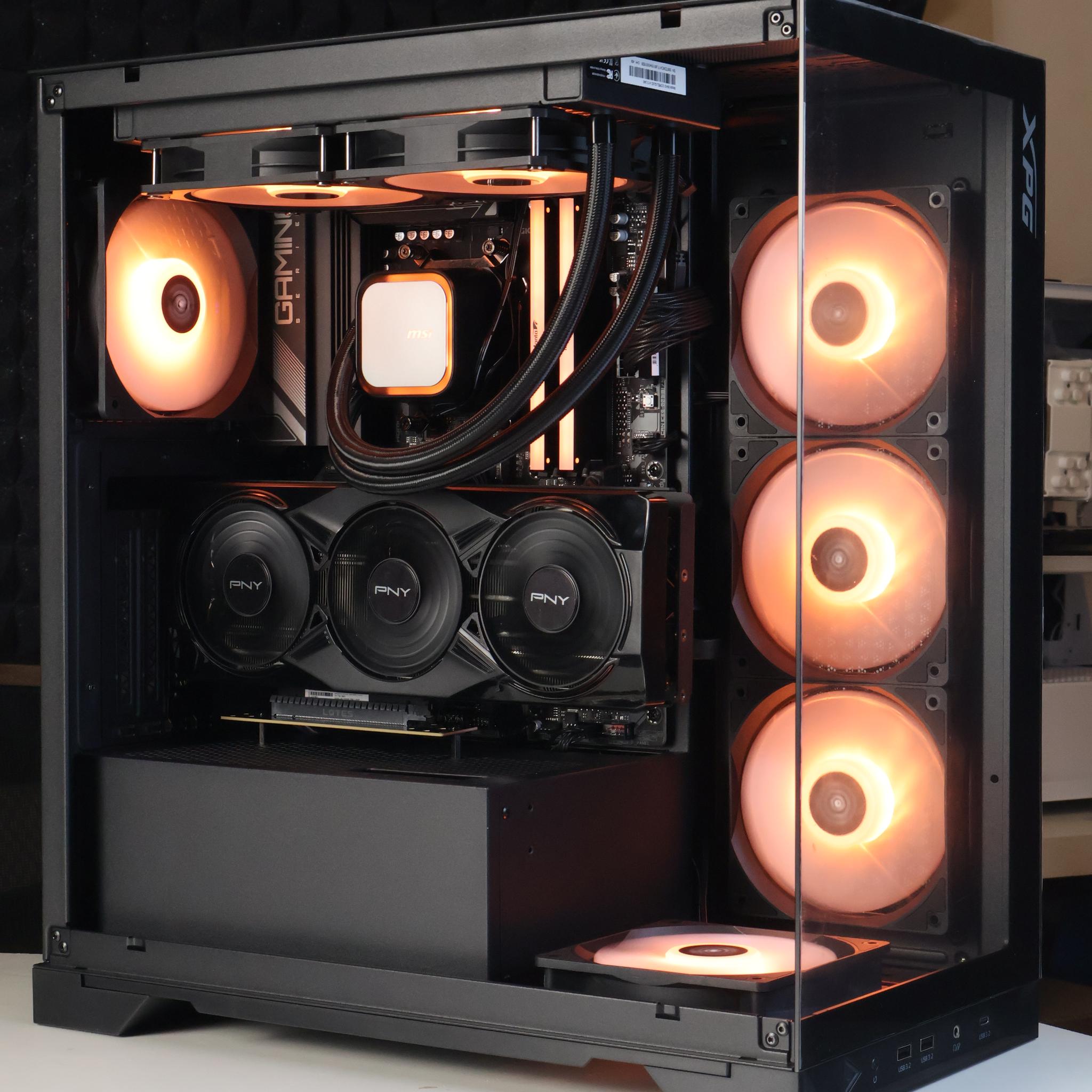 ⚫ Ryzen 7 9700X/RTX 5070 12GB Gaming/Streaming PC ⚫