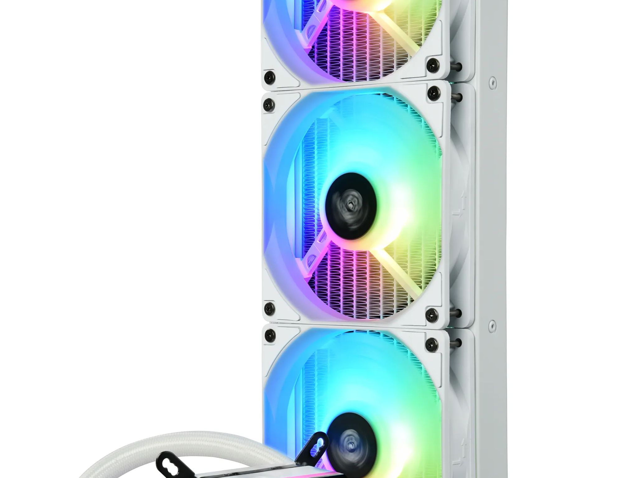 Enermax LIQMAX III 360mm ARGB AIO CPU Liquid Cooler White -  LGA 1700 & AM5 Kit Included
