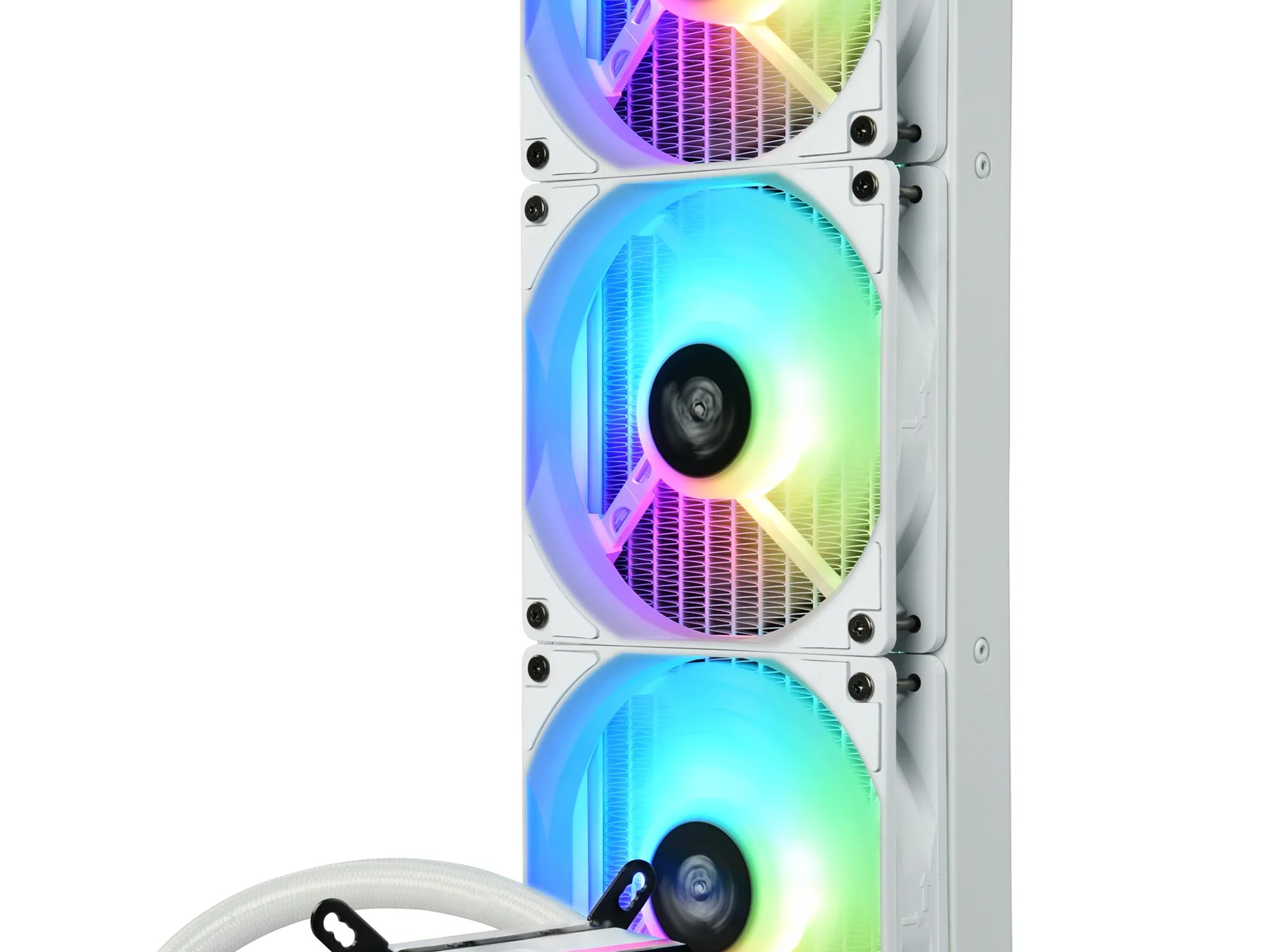 Enermax LIQMAX III 360mm ARGB AIO CPU Liquid Cooler White -  LGA 1700 & AM5 Kit Included