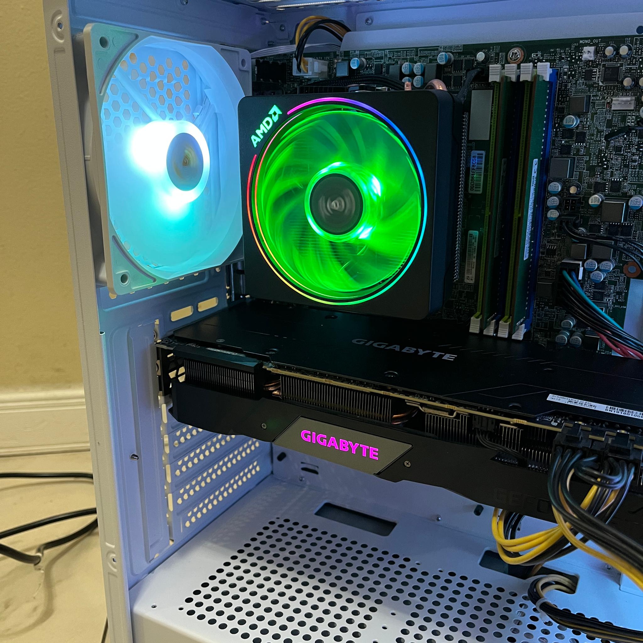 🟠🔥RTX 2080, AMD Ryzen 5 3600, 16GB RAM, 1.2 TB Storage, High FPS Custom RGB Gaming PC 🖥️🔥