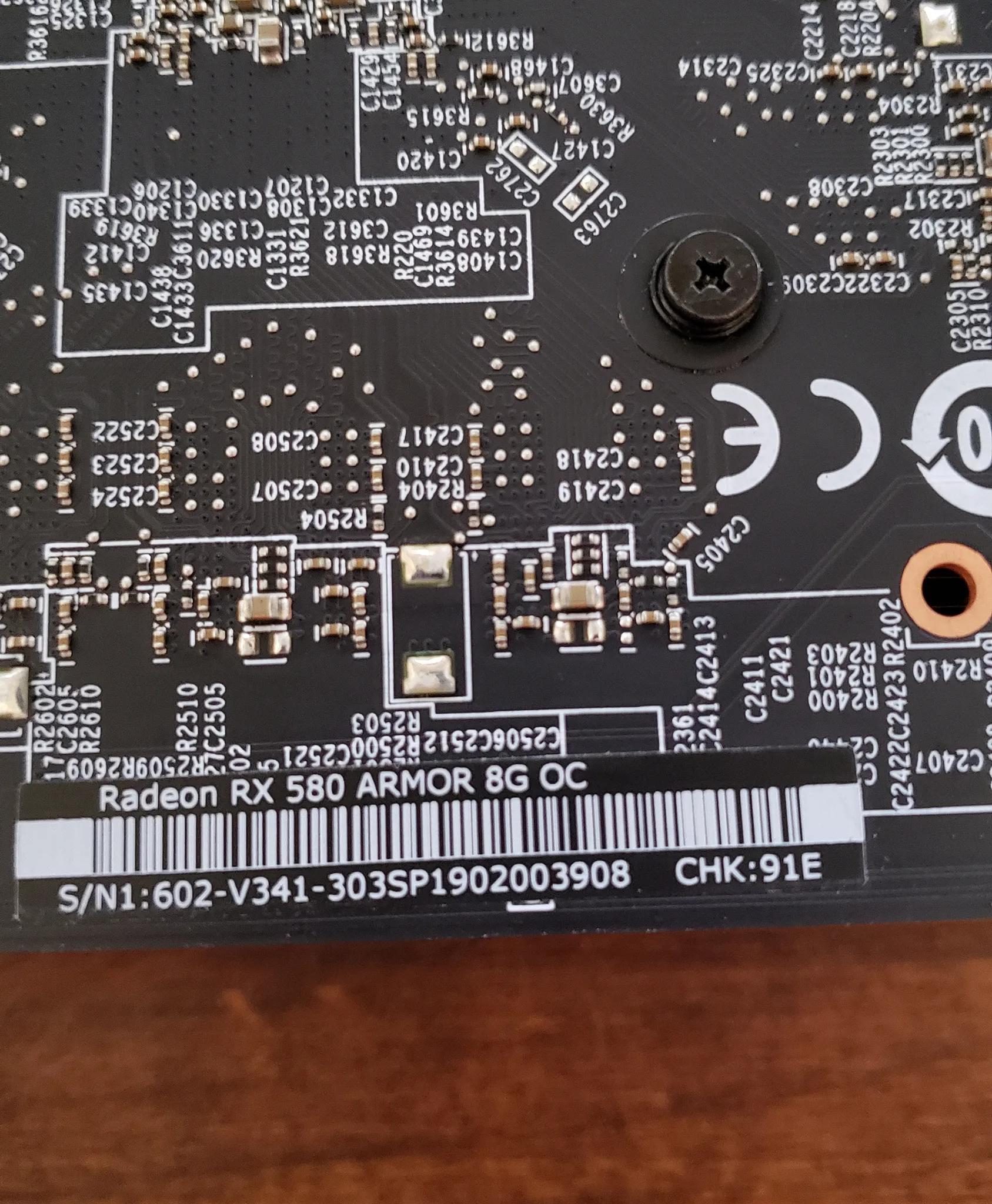 MSi RX 580 Armour