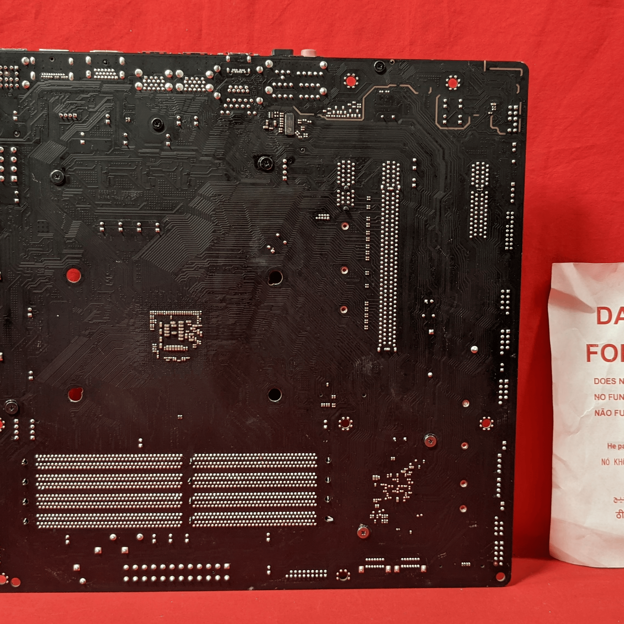*AS IS/FOR REPAIR* ASRock B450M Steel Legend AMD Socket AM4 DDR4 MicroATX Desktop Motherboard No I/O