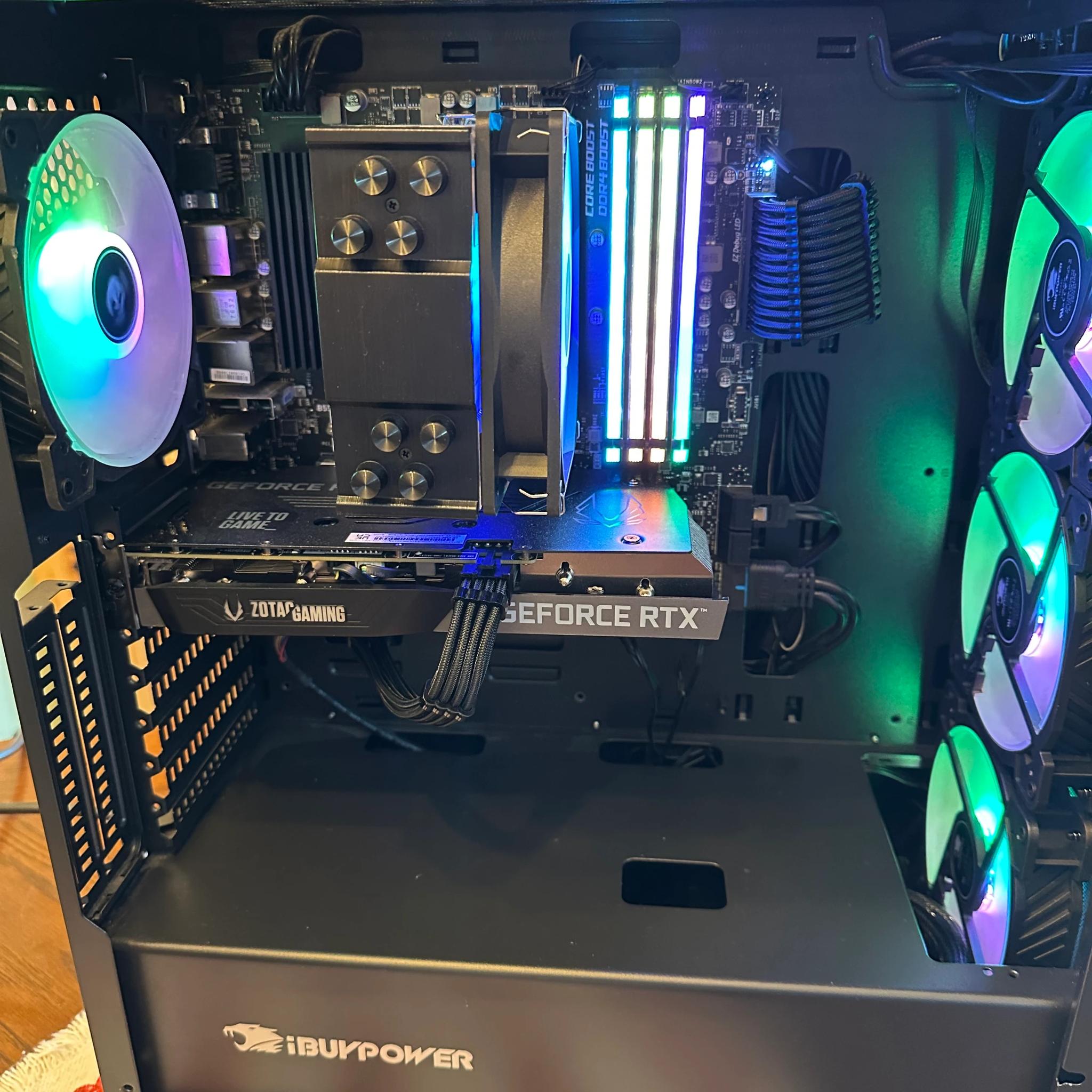 Pro Gaming PC Computer Desktop (Ryzen 5 3600) 1440P RTX 3060 12gb