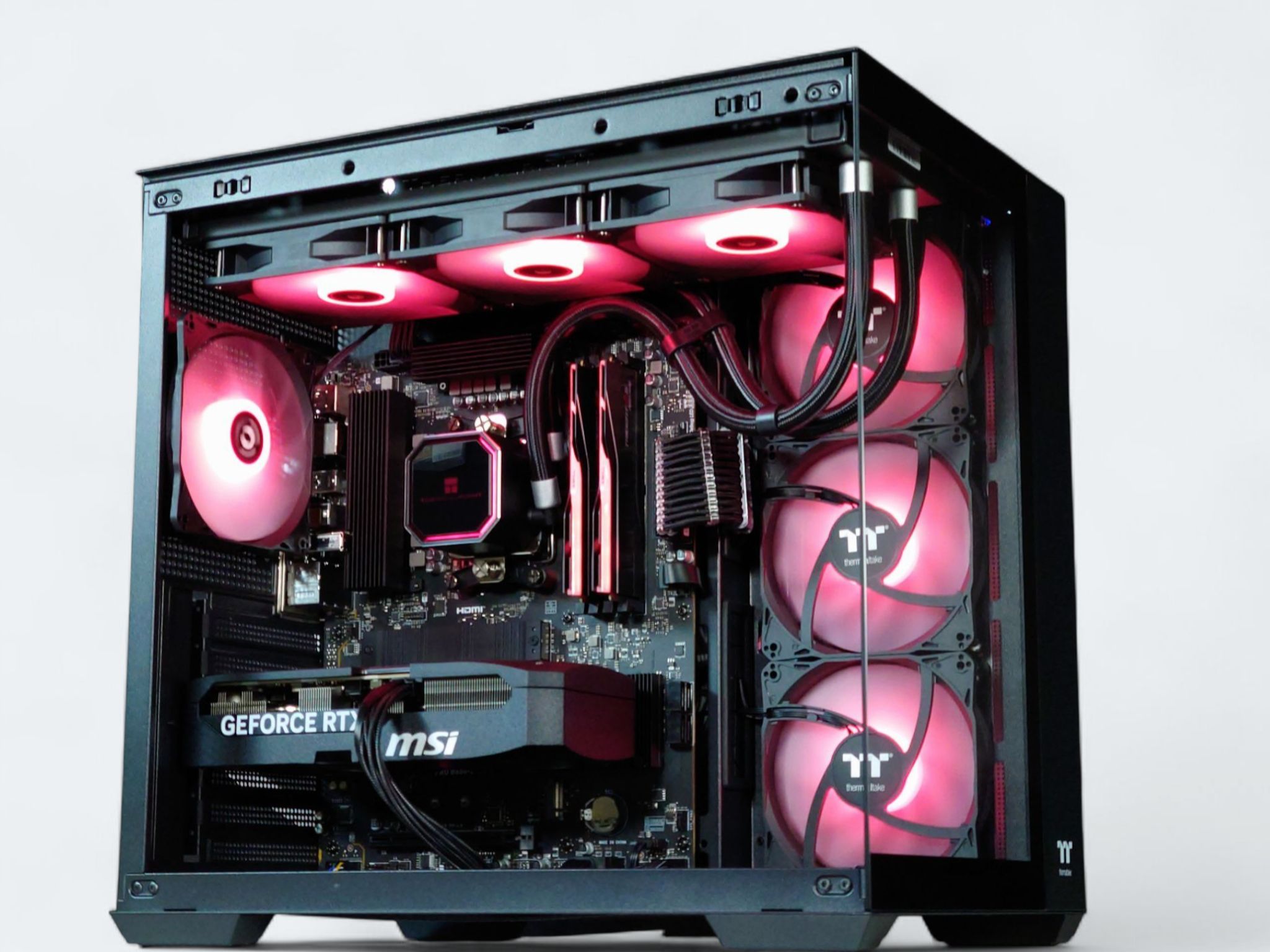 🌌 ☄️Liquid Cooled Gaming PC☄️Nvidia RTX 5060 Ti 16GB🌌AMD Ryzen 7 7700🌌32GB DDR5🌌1TB NVME