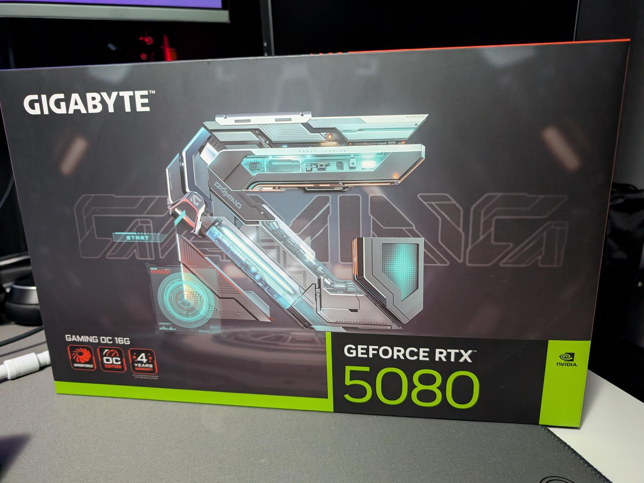 GIGABYTE GeForce RTX 5080 GAMING OC 16GB