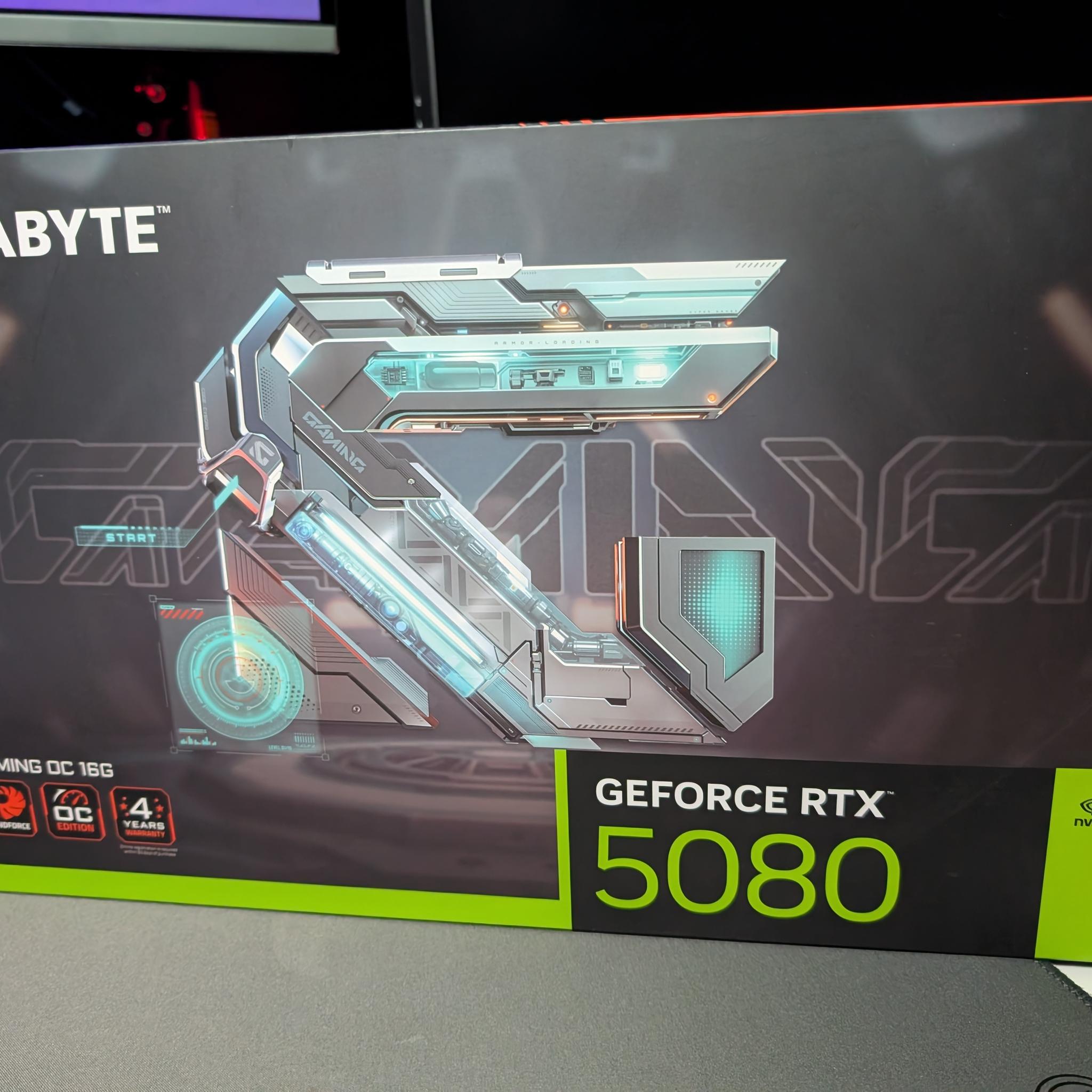 GIGABYTE GeForce RTX 5080 GAMING OC 16GB