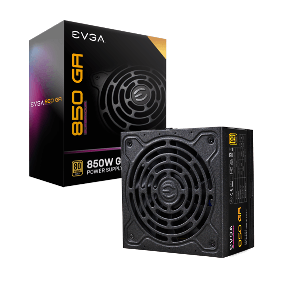 EVGA SuperNOVA 850 GA, 80 Plus Gold 850W, Fully Modular, Eco Mode, Power Supply 220-GA-0850-RX