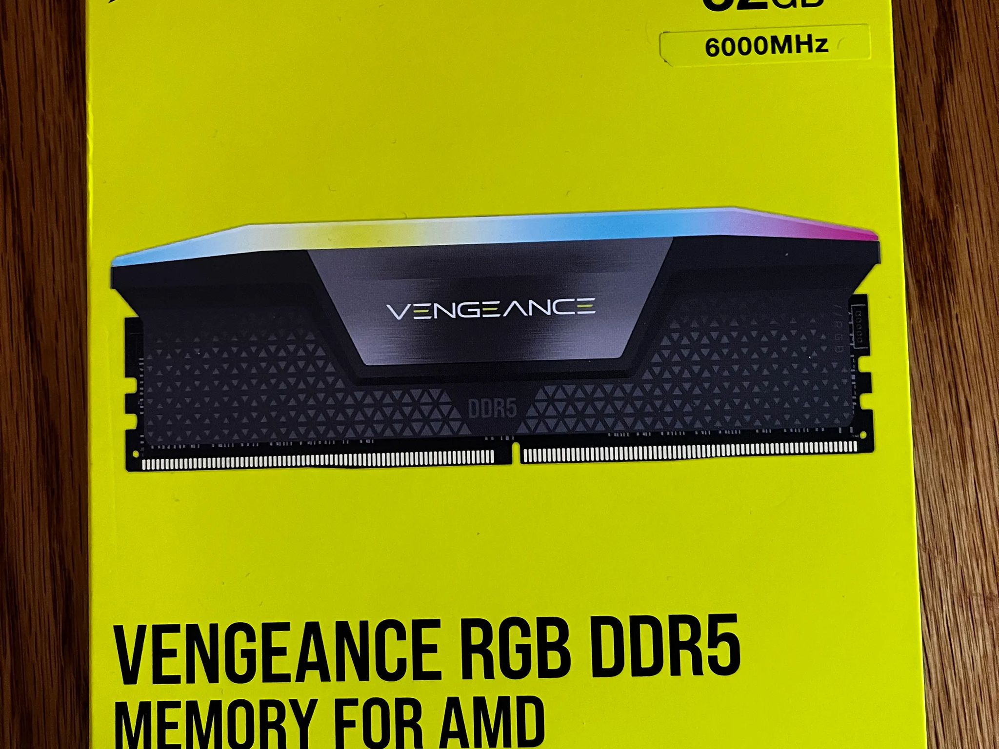 Corsair Vengeance RGB DDR5 (AMD Expo)