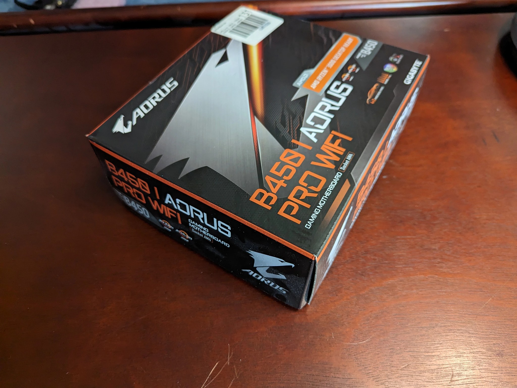 Gigabyte B450 I Aorus Pro Wifi Mini ITX Motherboard with Box/Accessories