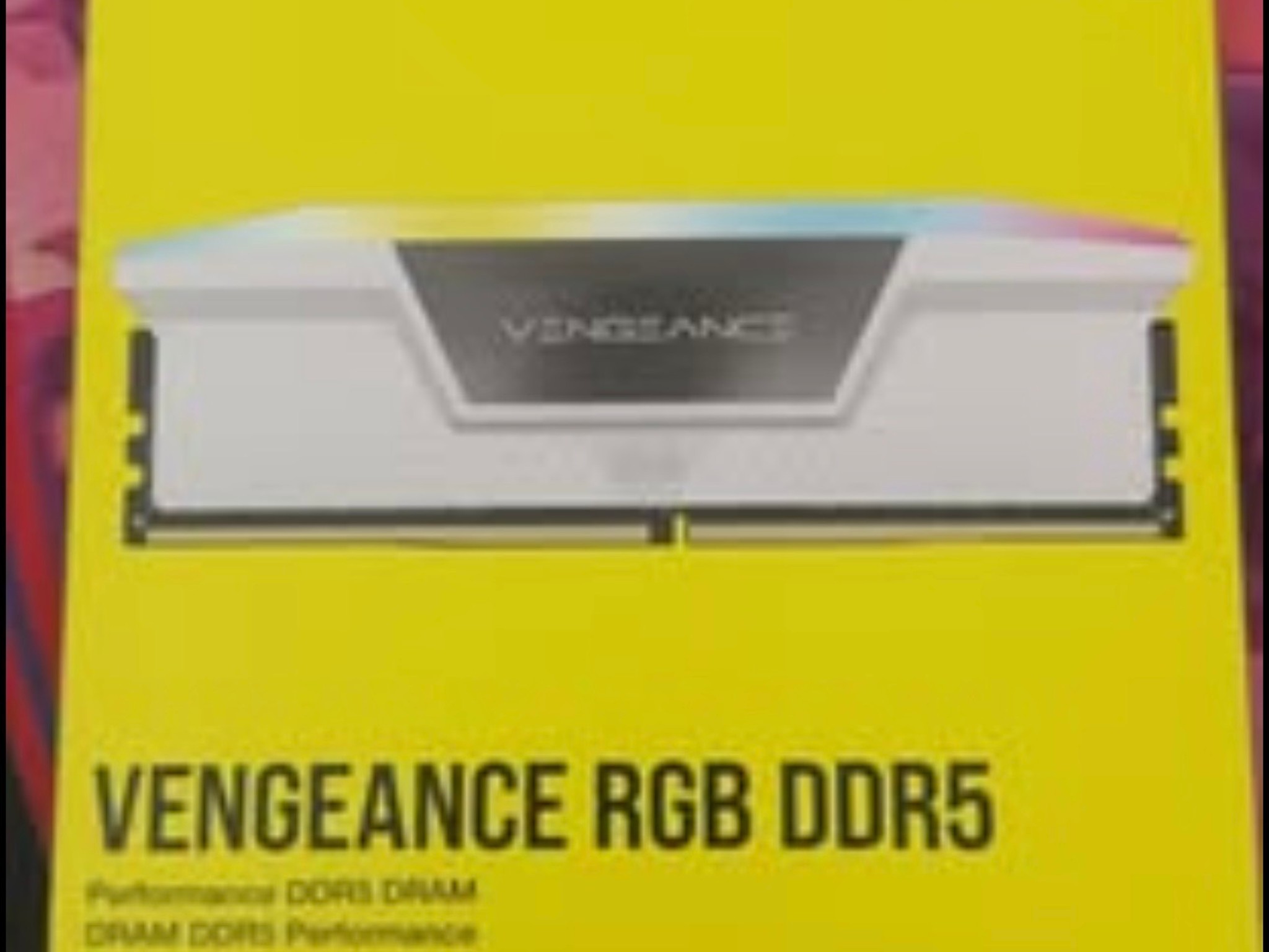 CORSAIR VENGEANCE RGB DDR5 32GB 6000MHz RAM