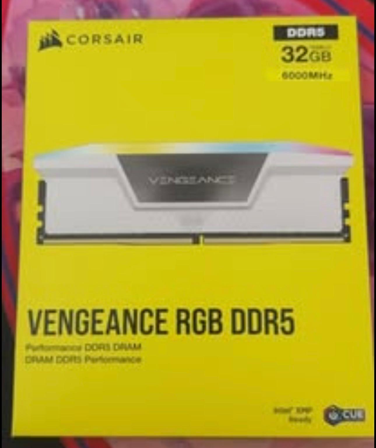 Corsair Vengeance RGB 32GB DDR5-5200 (2x16GB) - Image 1