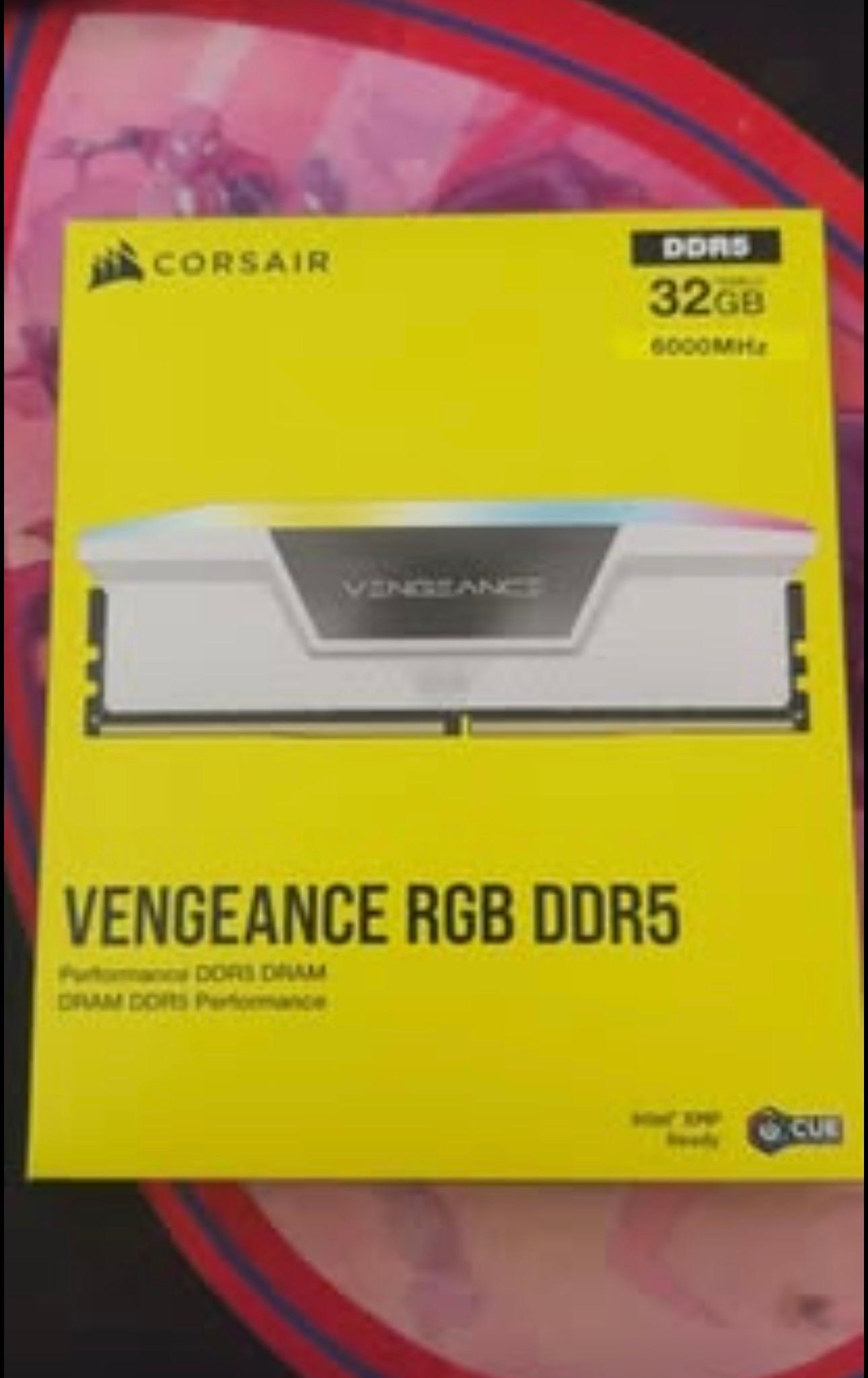 CORSAIR VENGEANCE RGB DDR5 32GB 6000MHz RAM