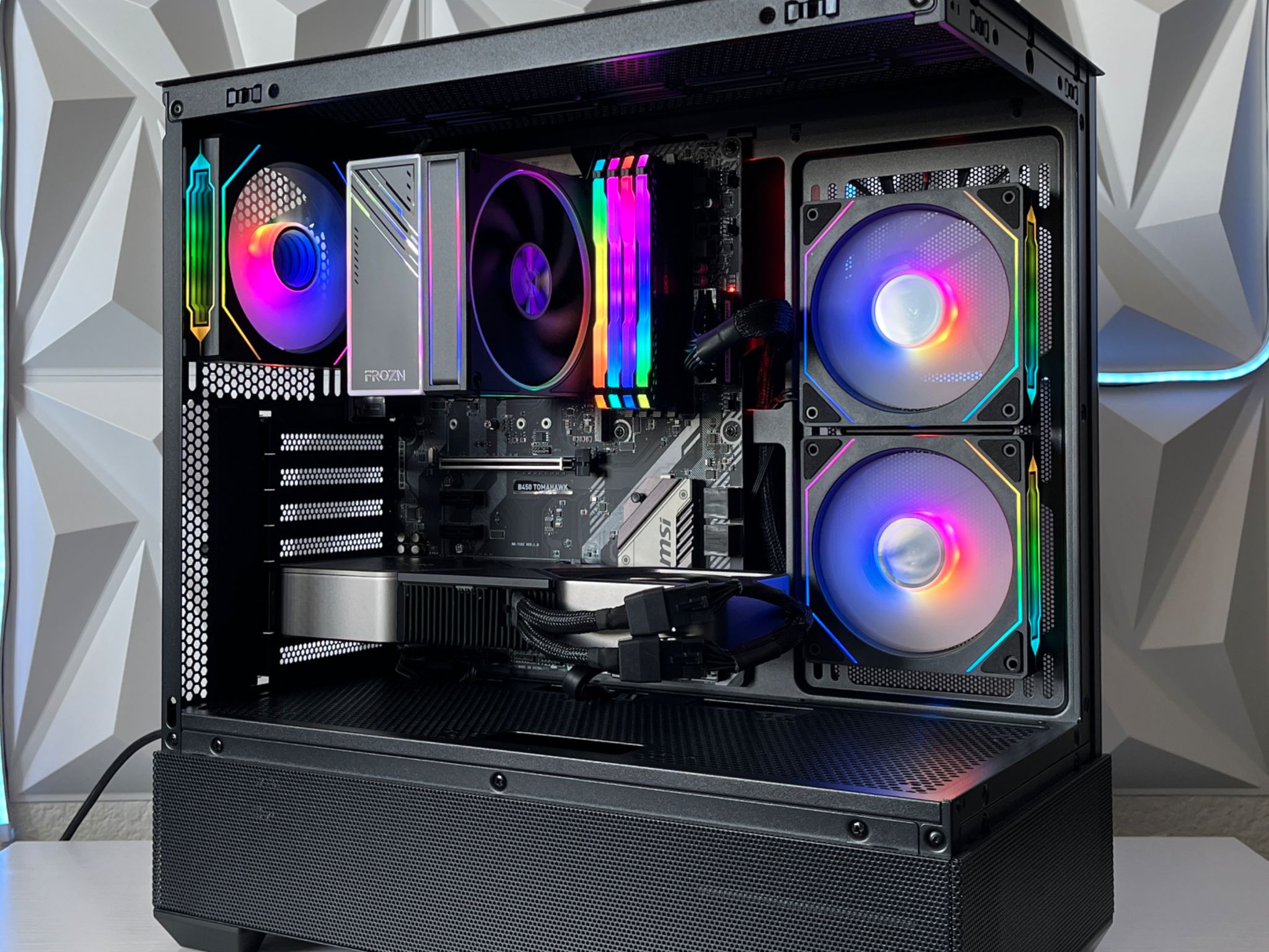 RTX 3080 10GB, Ryzen 7 5700G, 32GB RAM | Black RGB Gaming Computer/PC