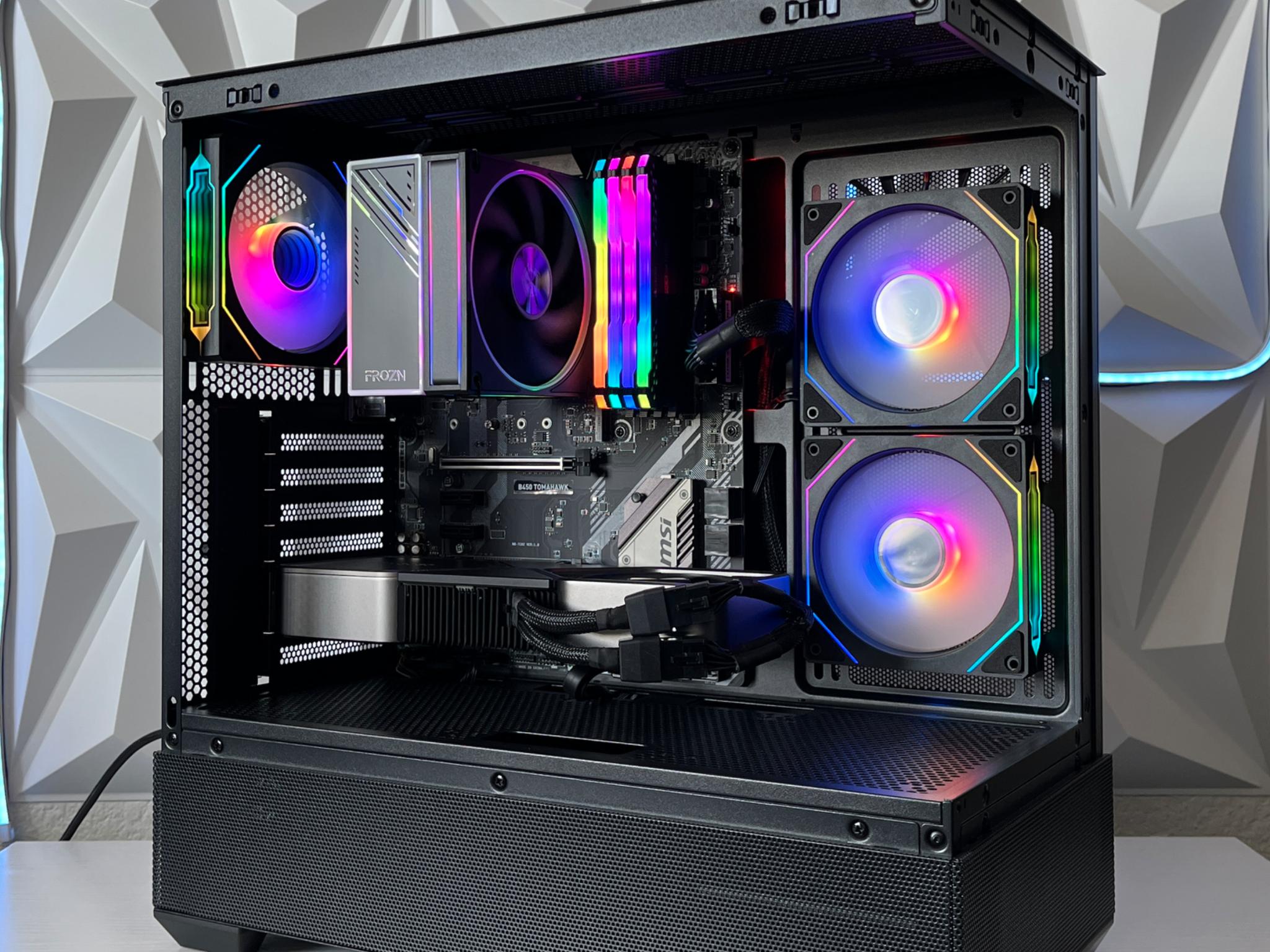 RTX 3080 10GB, Ryzen 7 5700G, 32GB RAM | Black RGB Gaming Computer/PC