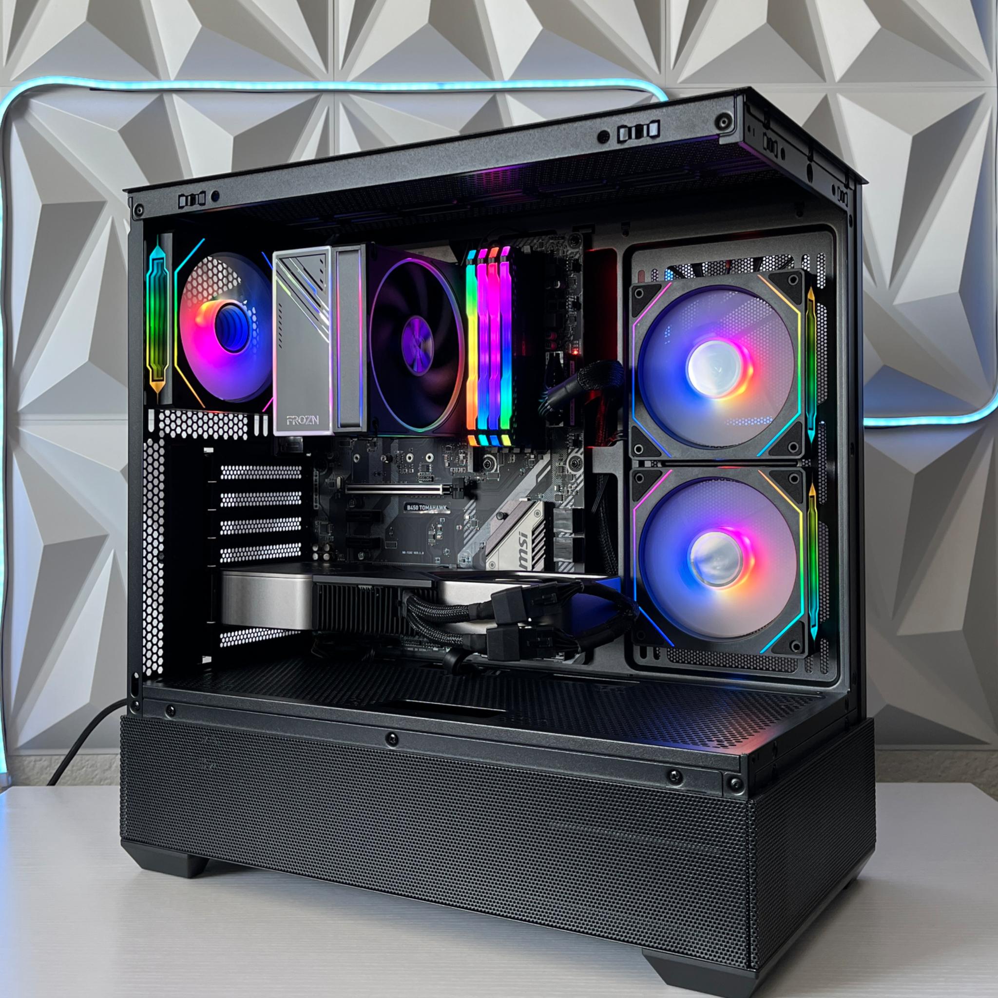 RTX 3080 10GB, Ryzen 7 5700G, 32GB RAM | Black RGB Gaming Computer/PC