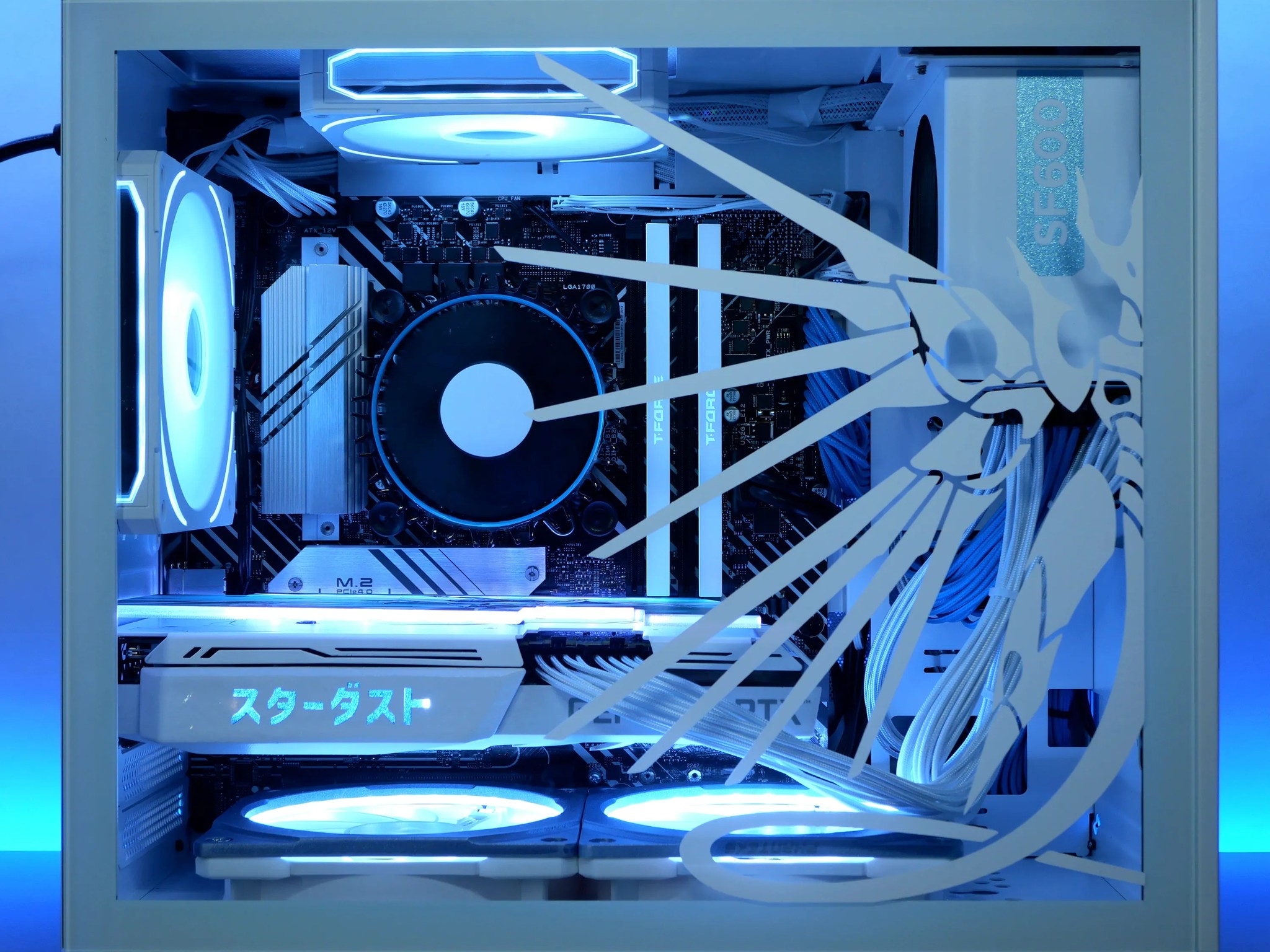 Stardust🐉| RTX 3060, i3 12100f, 1tb nvme Yu-Gi-Oh theme pc build