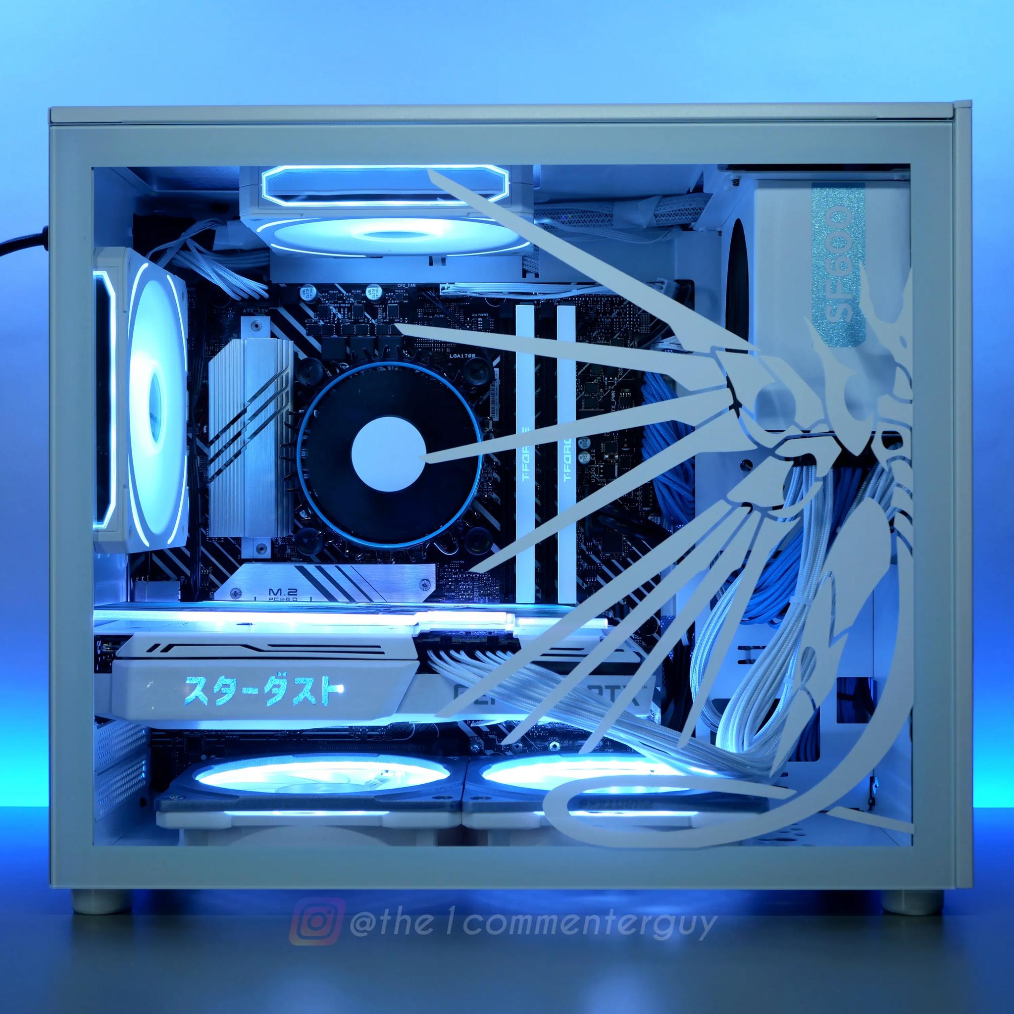 Stardust🐉| RTX 3060, i3 12100f, 1tb nvme Yu-Gi-Oh theme pc build