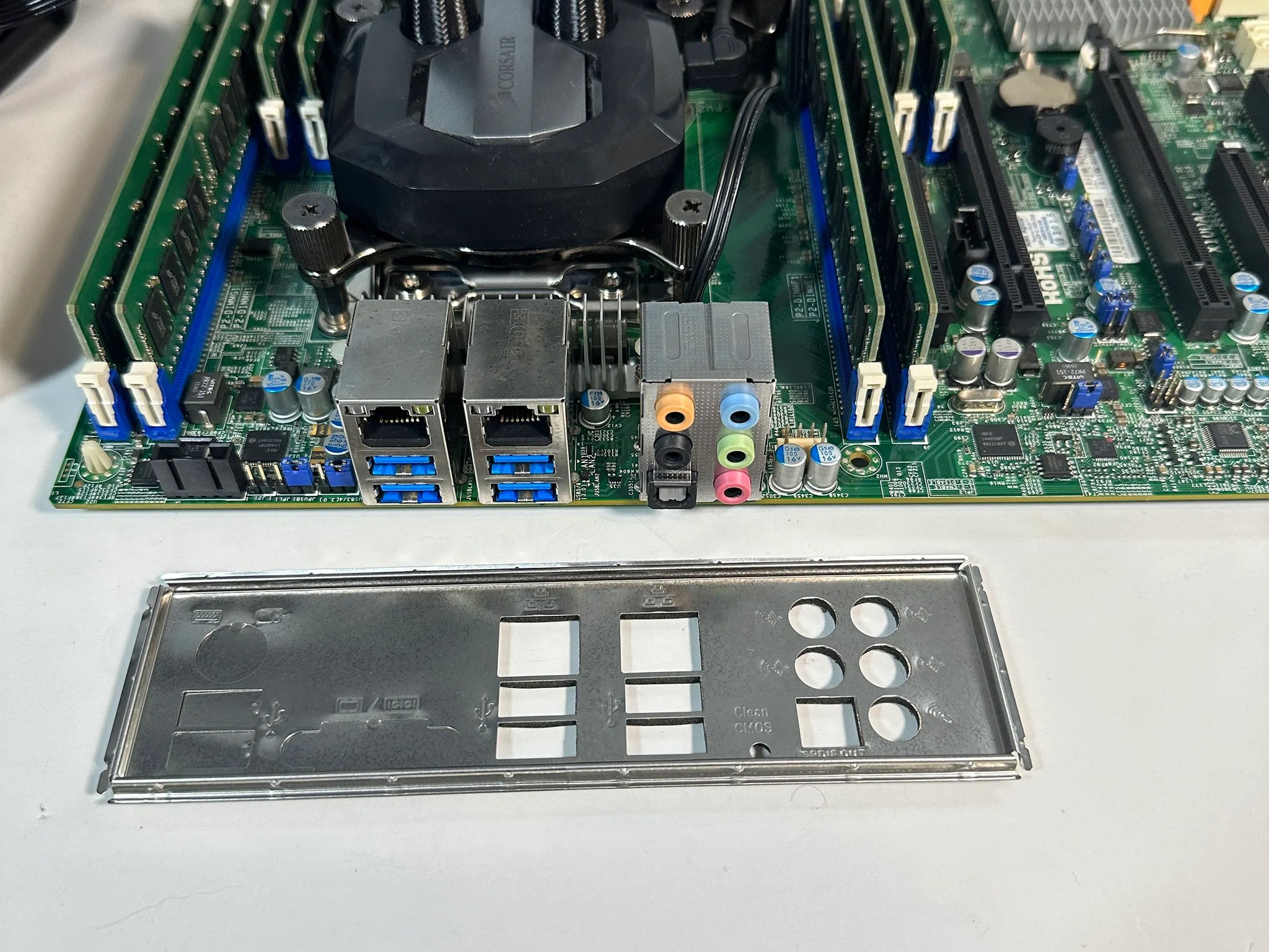 Dual CPU/Mobo/Ram/Cooler Combo Xeon E5 2660 V3 Supermicro Motherboard 64GB DDR4 120mm AIO Coolers