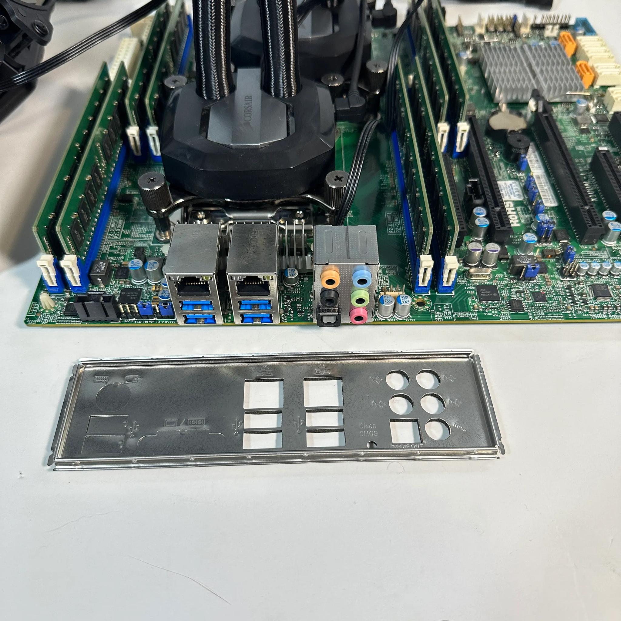 Dual CPU/Mobo/Ram/Cooler Combo Xeon E5 2660 V3 Supermicro Motherboard 64GB DDR4 120mm AIO Coolers