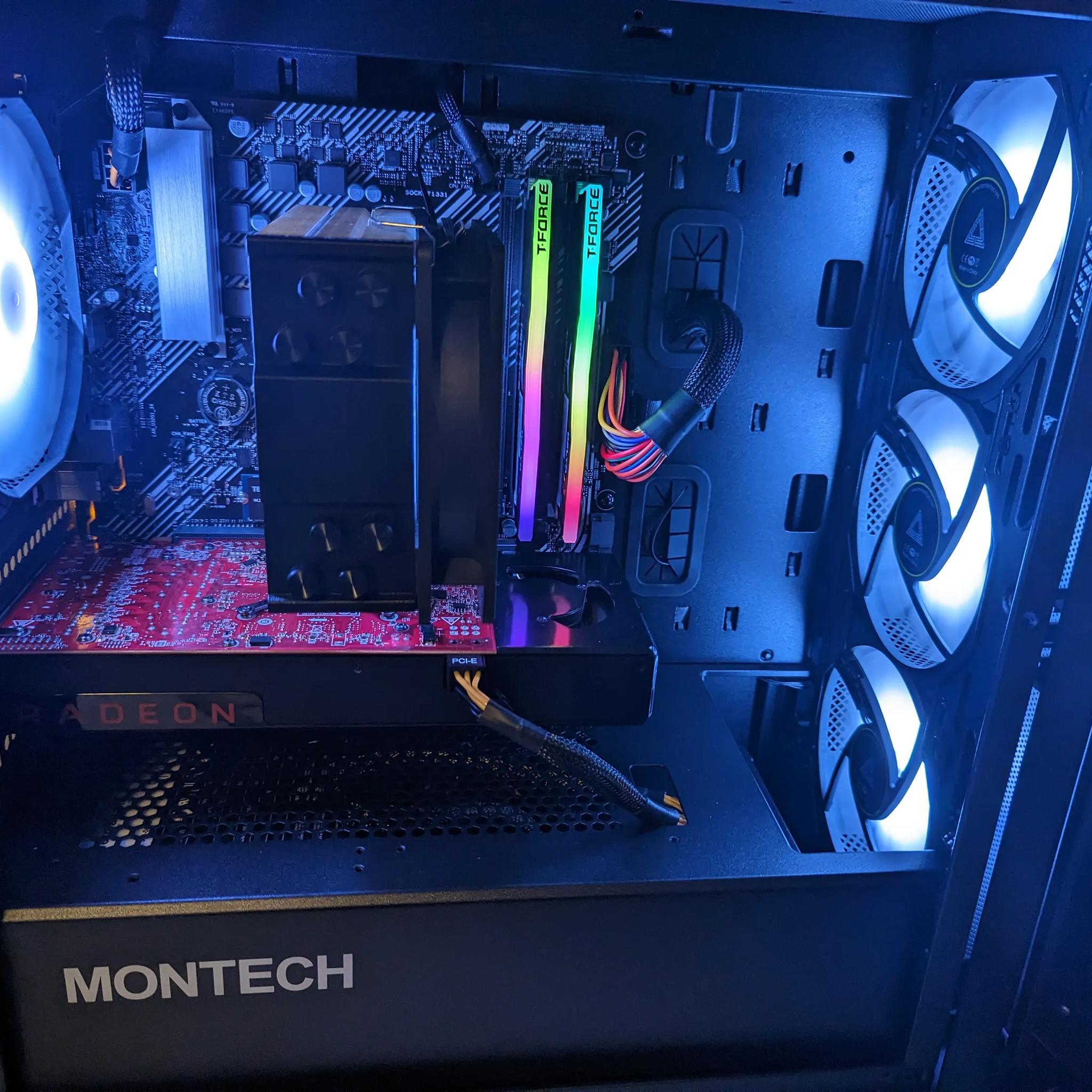 Gaming RIG, Ryzen 5 5500/ 16GB DDR4/ 1TB SSD / RX 570X 8GB CHRISTMAS SALE