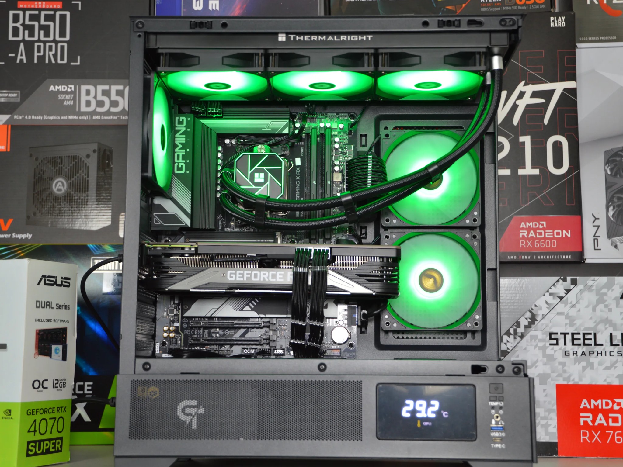 🟢EXTREME🟢| RTX 3090 24GB | RYZEN 9 7900X3D | 32 GB DDR5 RAM | 2TB GEN 4 NVME SSD | Team Green PC |