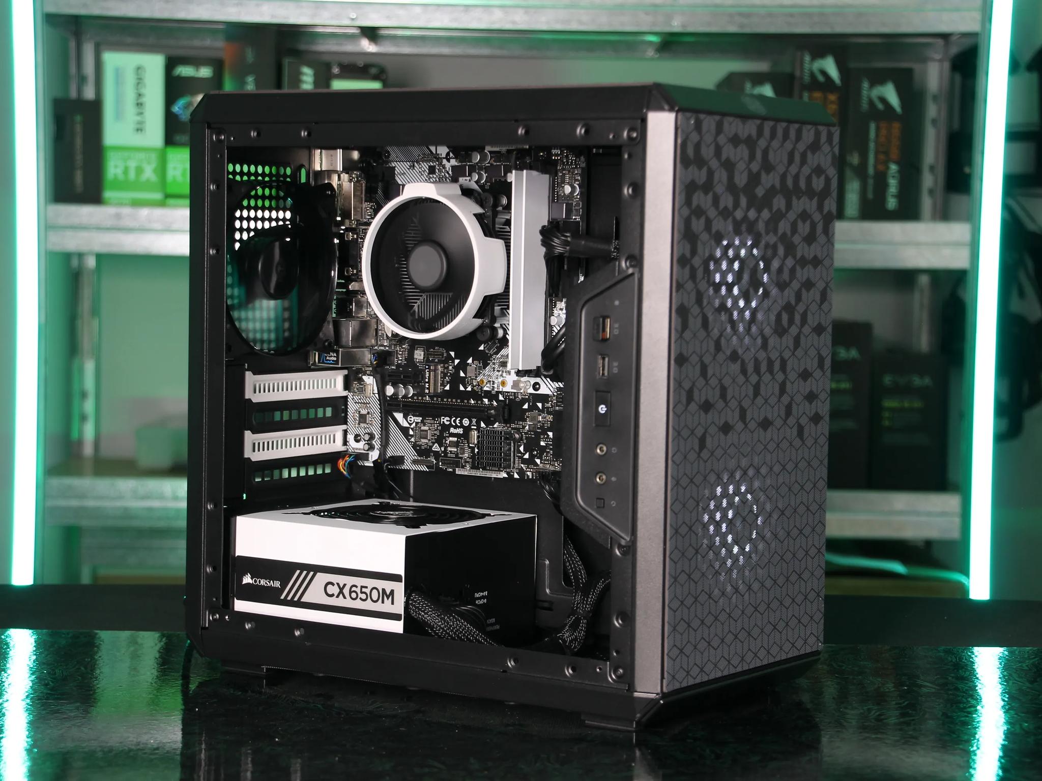 Beginner's Budget Build Bundle - AMD Ryzen 3 2200G Gaming PC