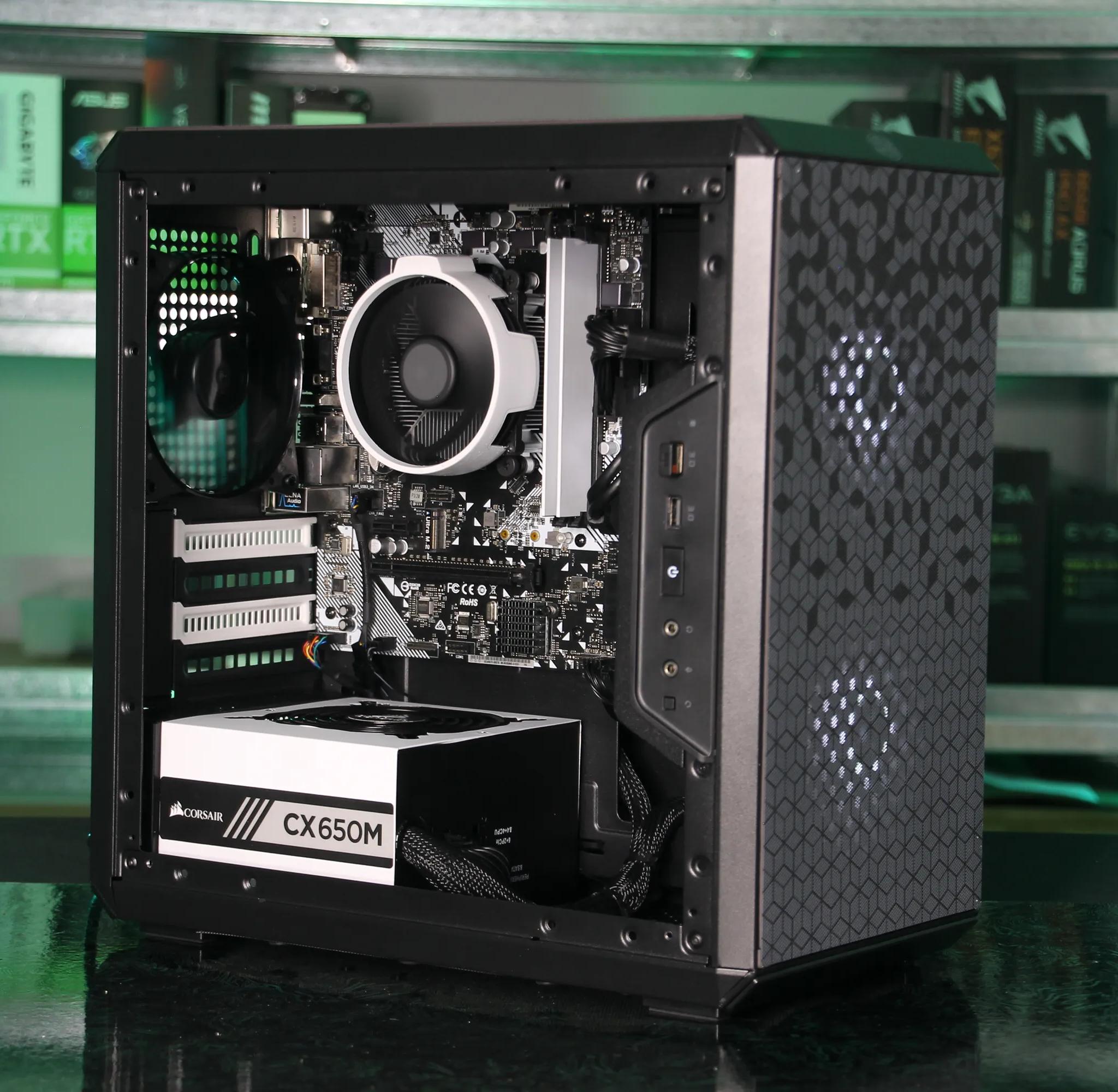 Beginner's Budget Build Bundle - AMD Ryzen 3 2200G Gaming PC