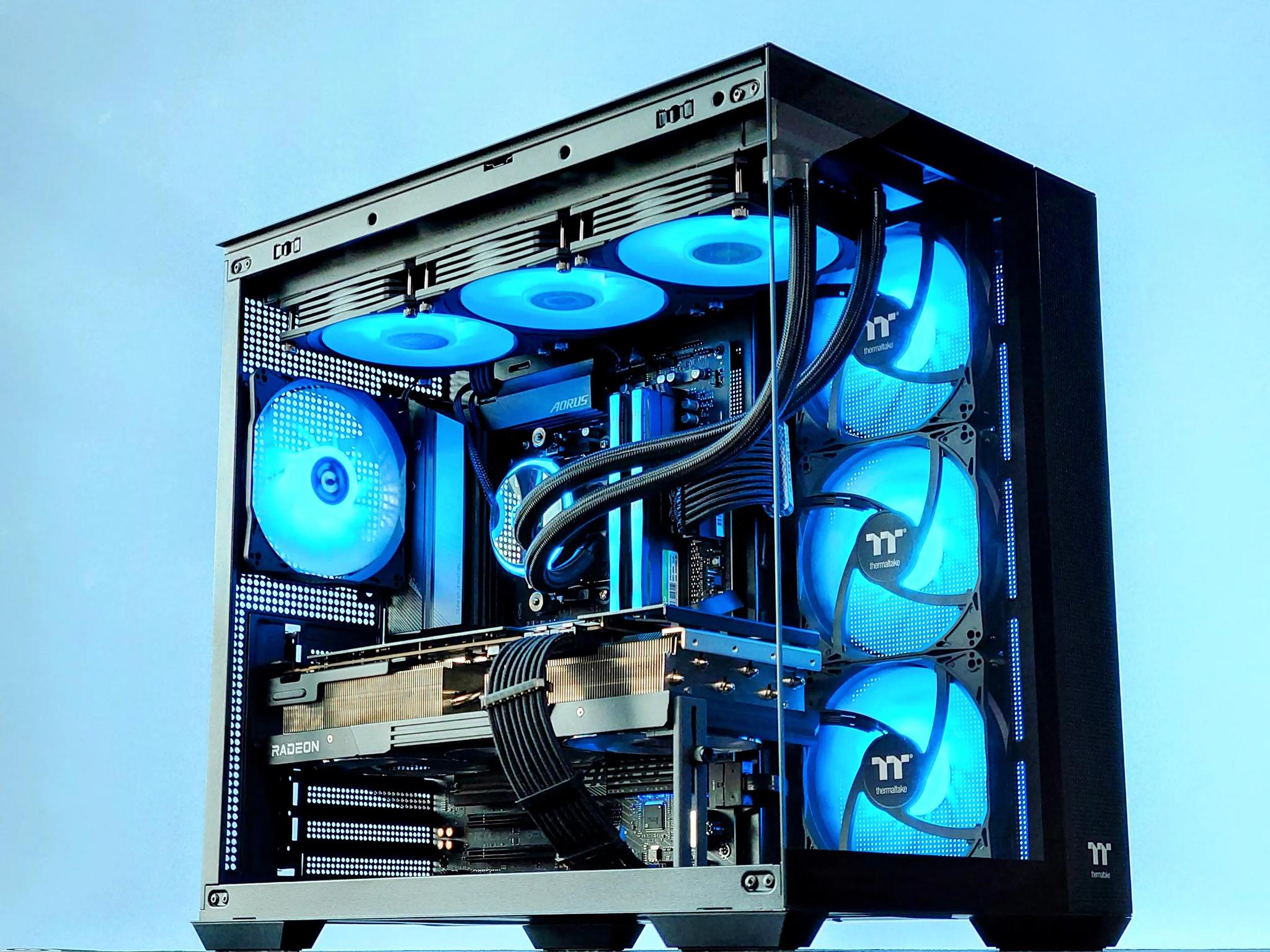 🫗🧊Liquid Cooled Gaming PC⚡AMD RX 7800 XT 16GB⚡Intel i5 13600KF 14 core⚡32GB DDR5⚡1TB SSD