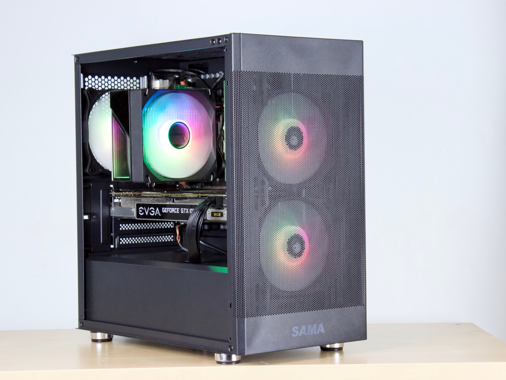 ❤️🖤Budget RGB PC - GTX 1070, 16GB DDR4, 500GB SSD, Xeon E5 2667 V4- WiFi/BT❤️🖤