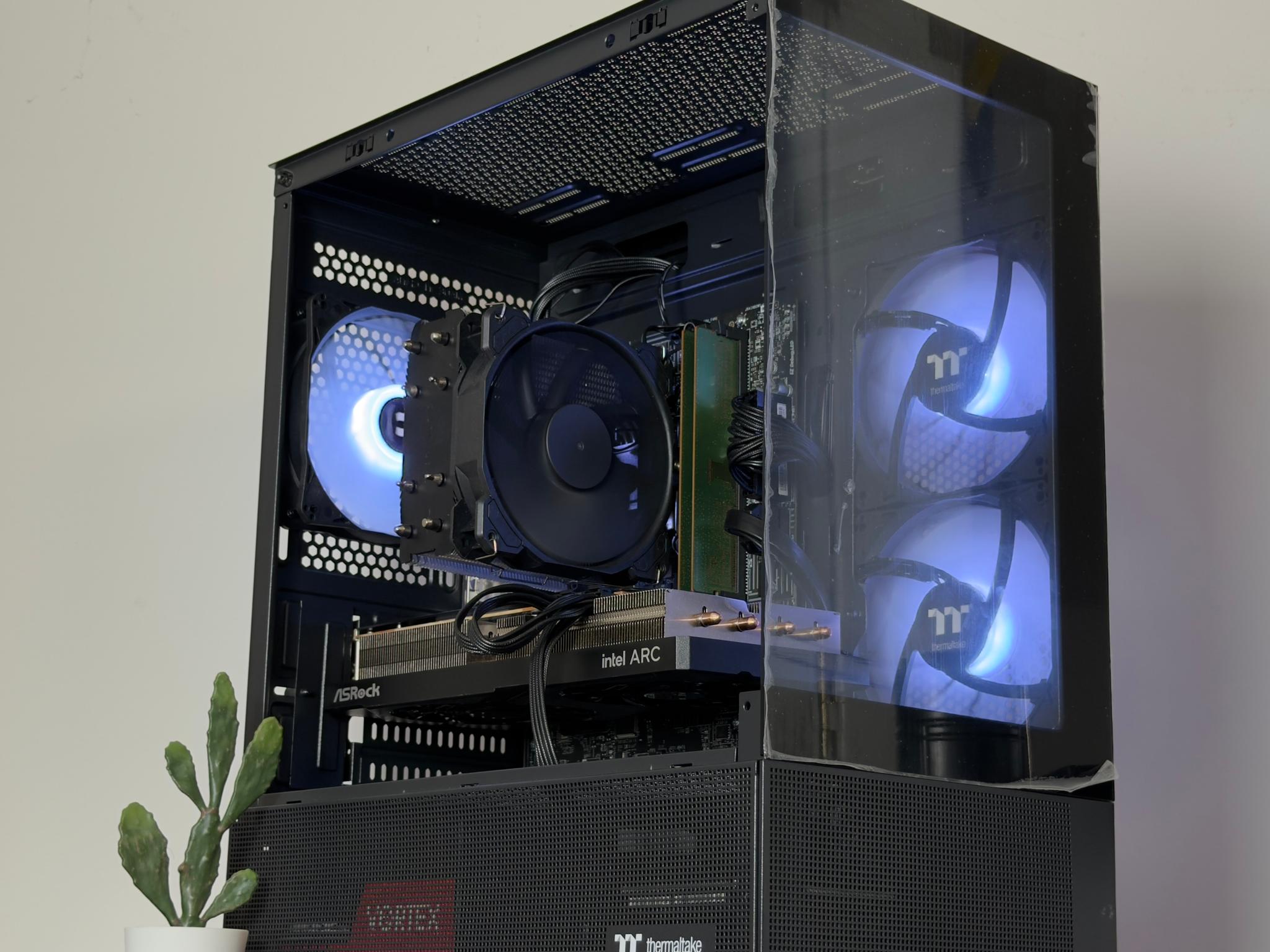 ⚫️ INTEL i5 10400 | INTEL ARC A580 | 1.5TB Storage | 16gb RAM | 1080p GAMING PC ⚫️