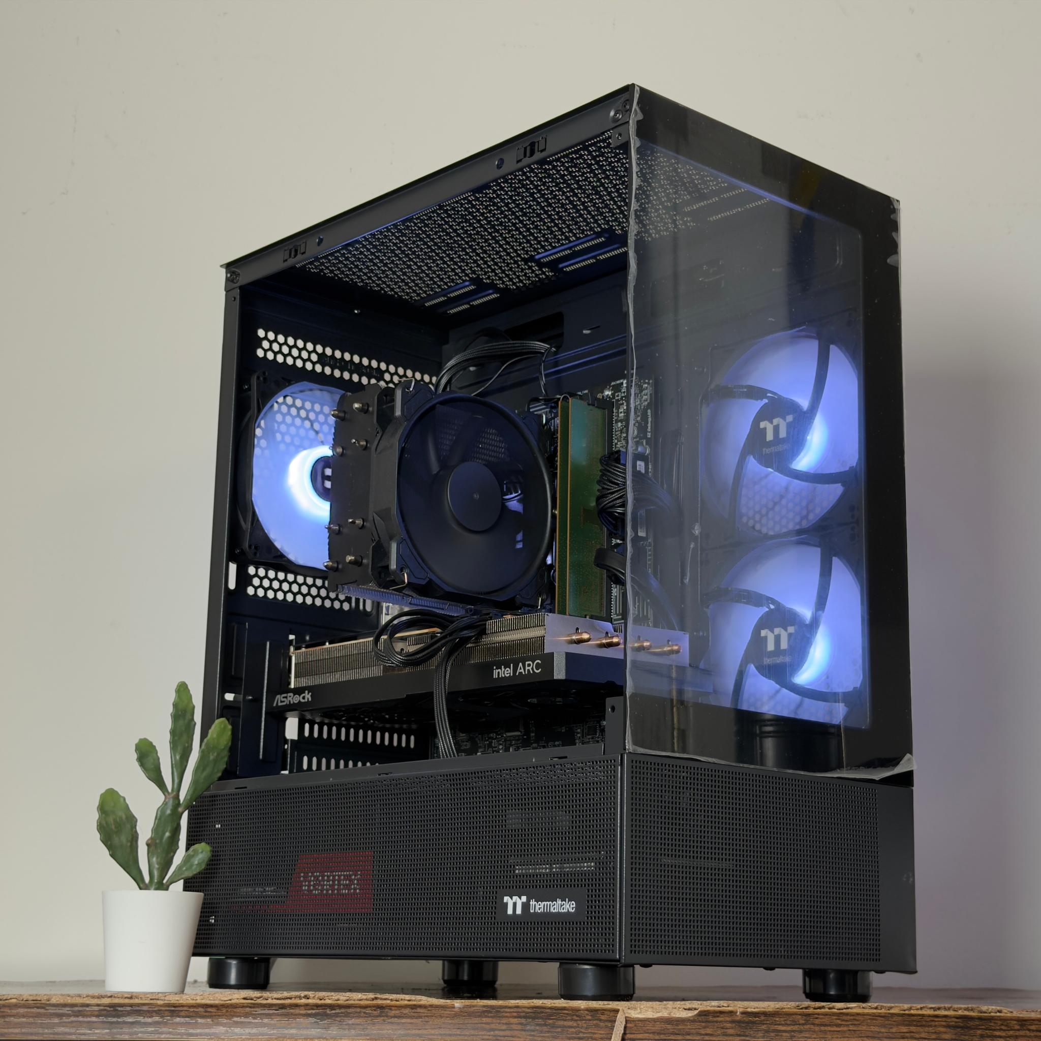 ⚫️ INTEL i5 10400 | INTEL ARC A580 | 1.5TB Storage | 16gb RAM | 1080p GAMING PC ⚫️