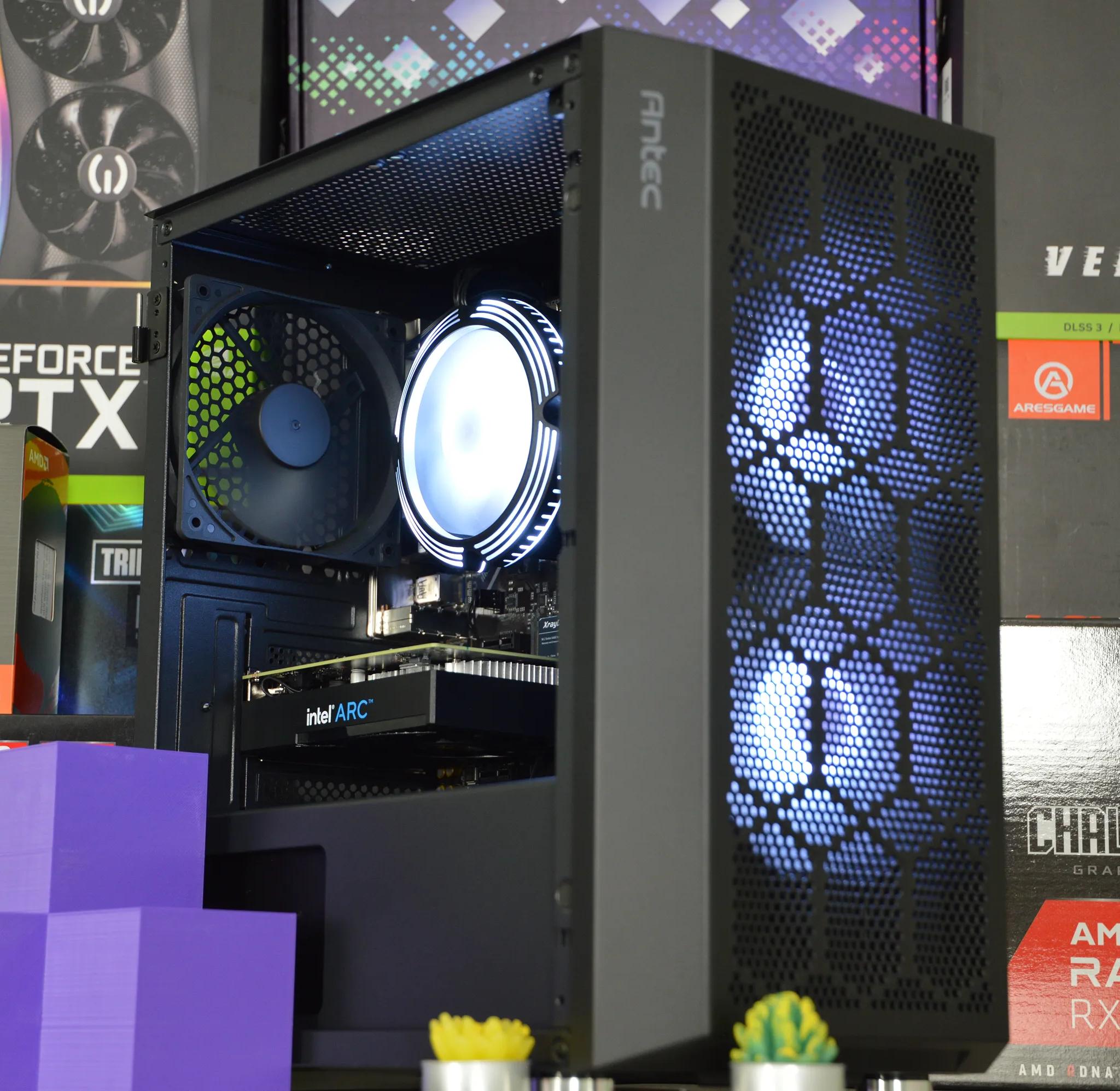 ⚡⚡ | ARC A380 6GB | RYZEN 5 3600 | 16GB DDR4 RAM | 1TB NVME SSD | Electric Arc |