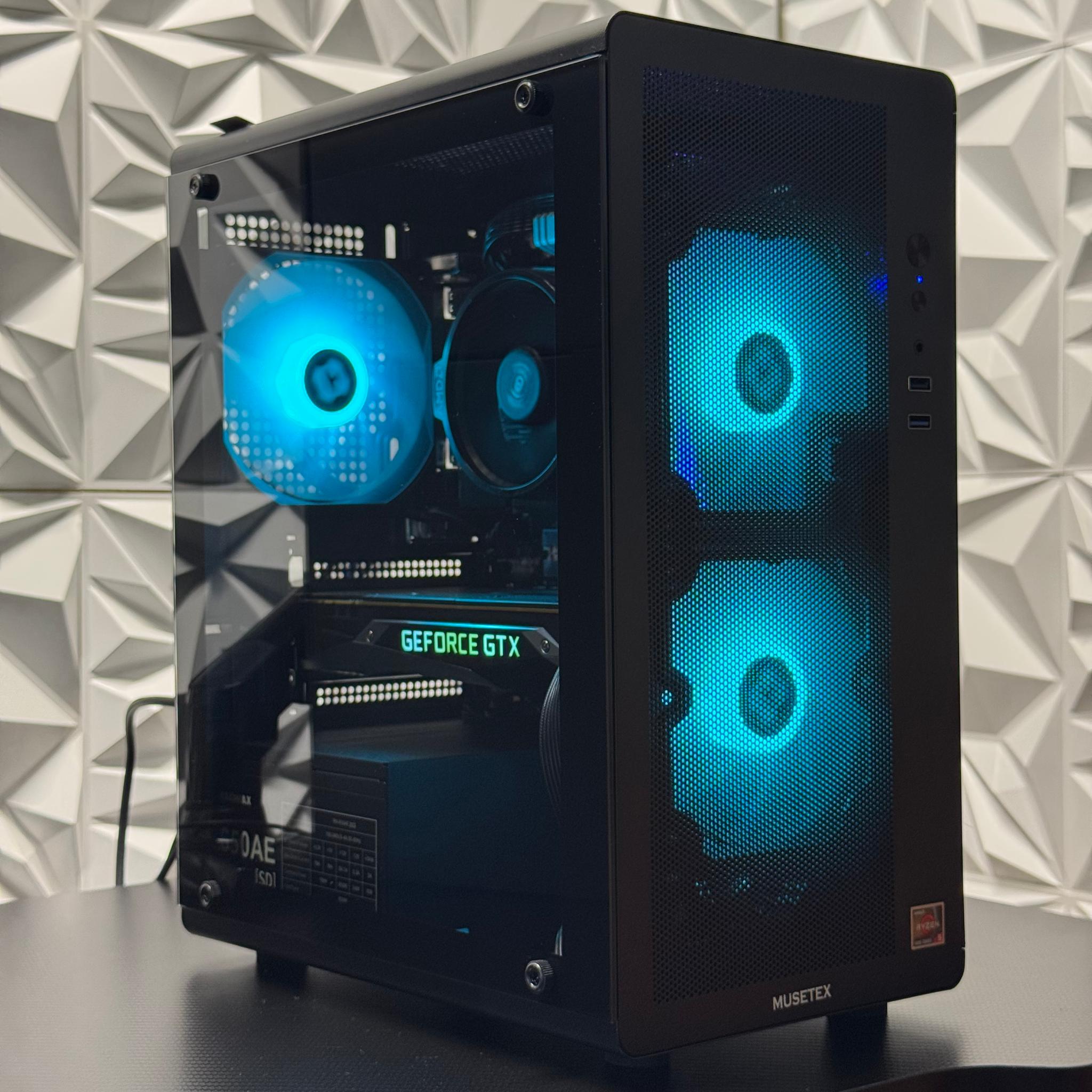 Gtx 1080, Ryzen 5 5500, 16GB ram, 500GB Samsung ssd, 650w psu, arc raiders, fortnite, R6, BF6