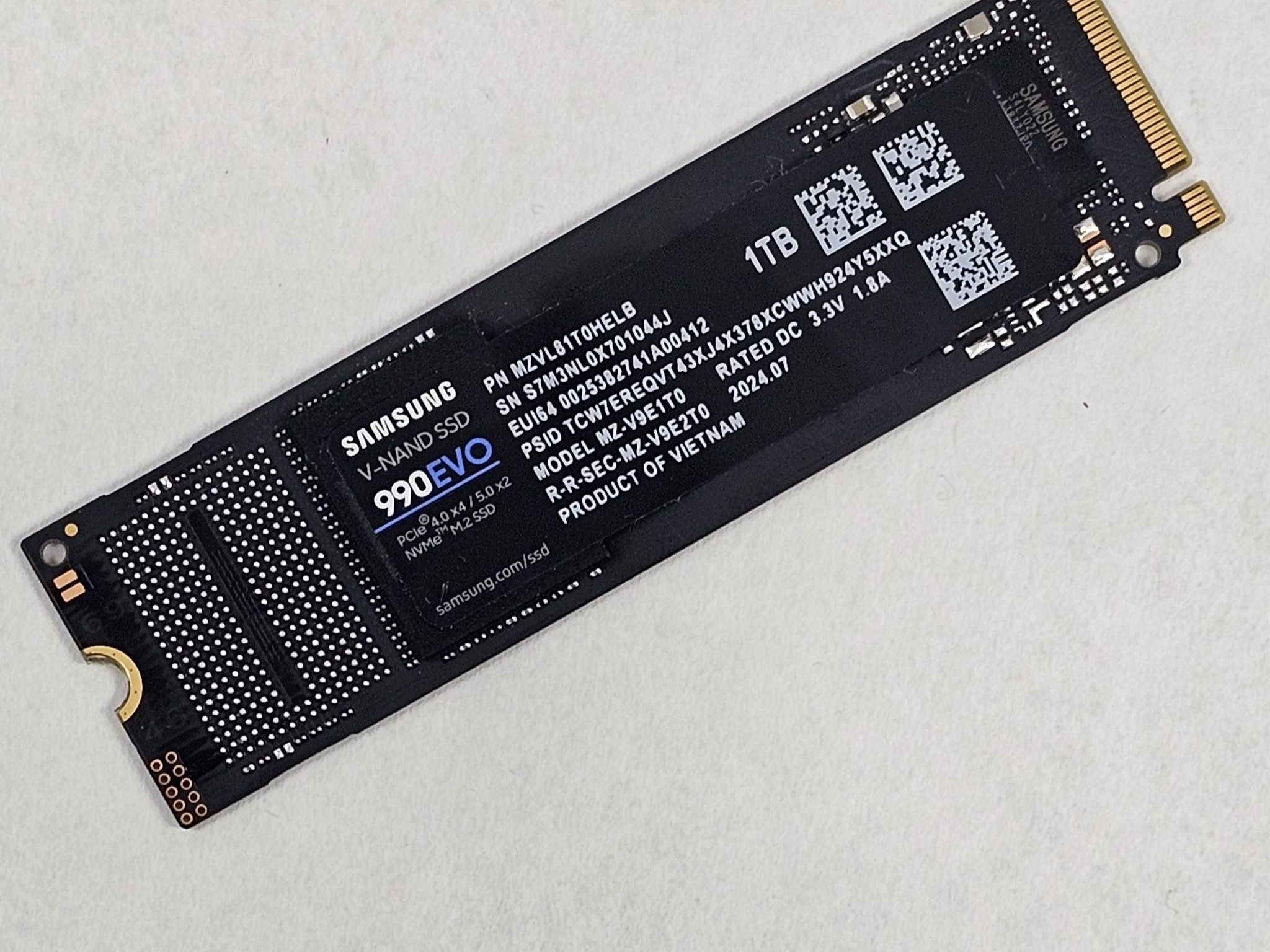 1TB NVMe M.2 SSD Samsung 990 EVO Gen4