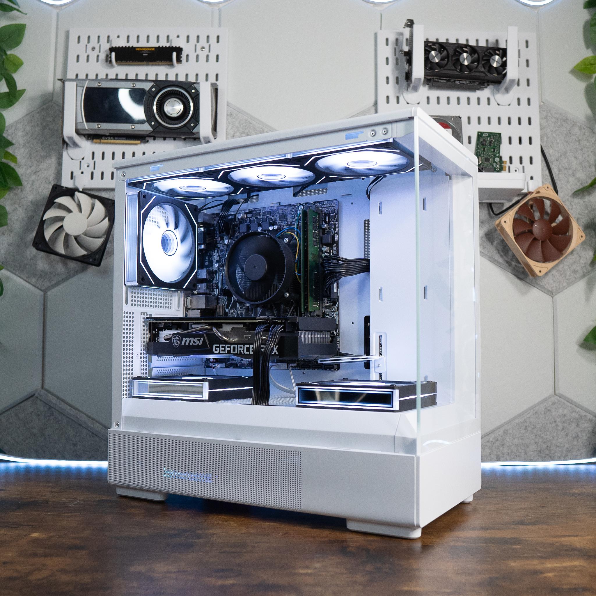 ❄️🌨 | MSI GeForce RTX 3070 8GB | RYZEN 7 5700G | 32GB DDR4 RAM | 1TB NVME + 2TB HD | Arctic Borealis