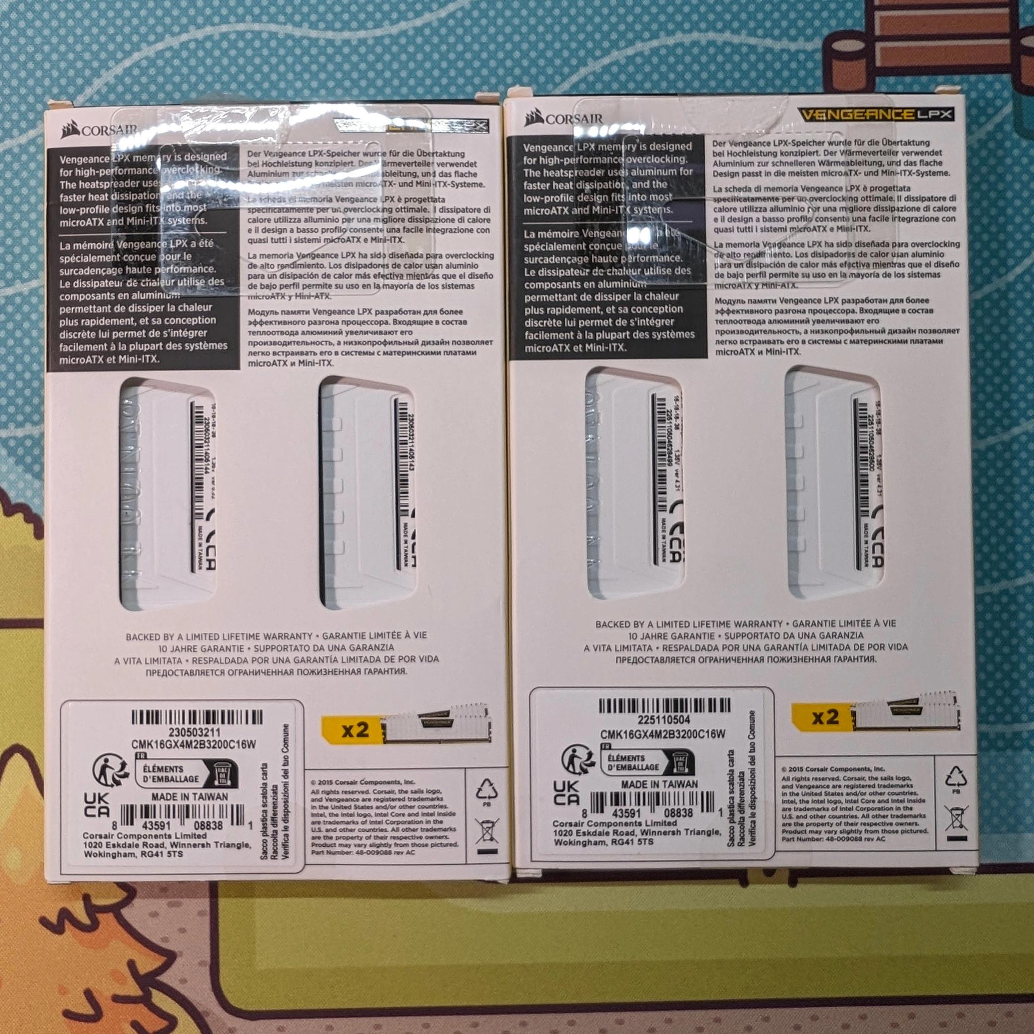 Corsair Vengeance LPX 32GB (4 x 8GB) DIMM DDR4 3200 - Low Profile RAM Memory
