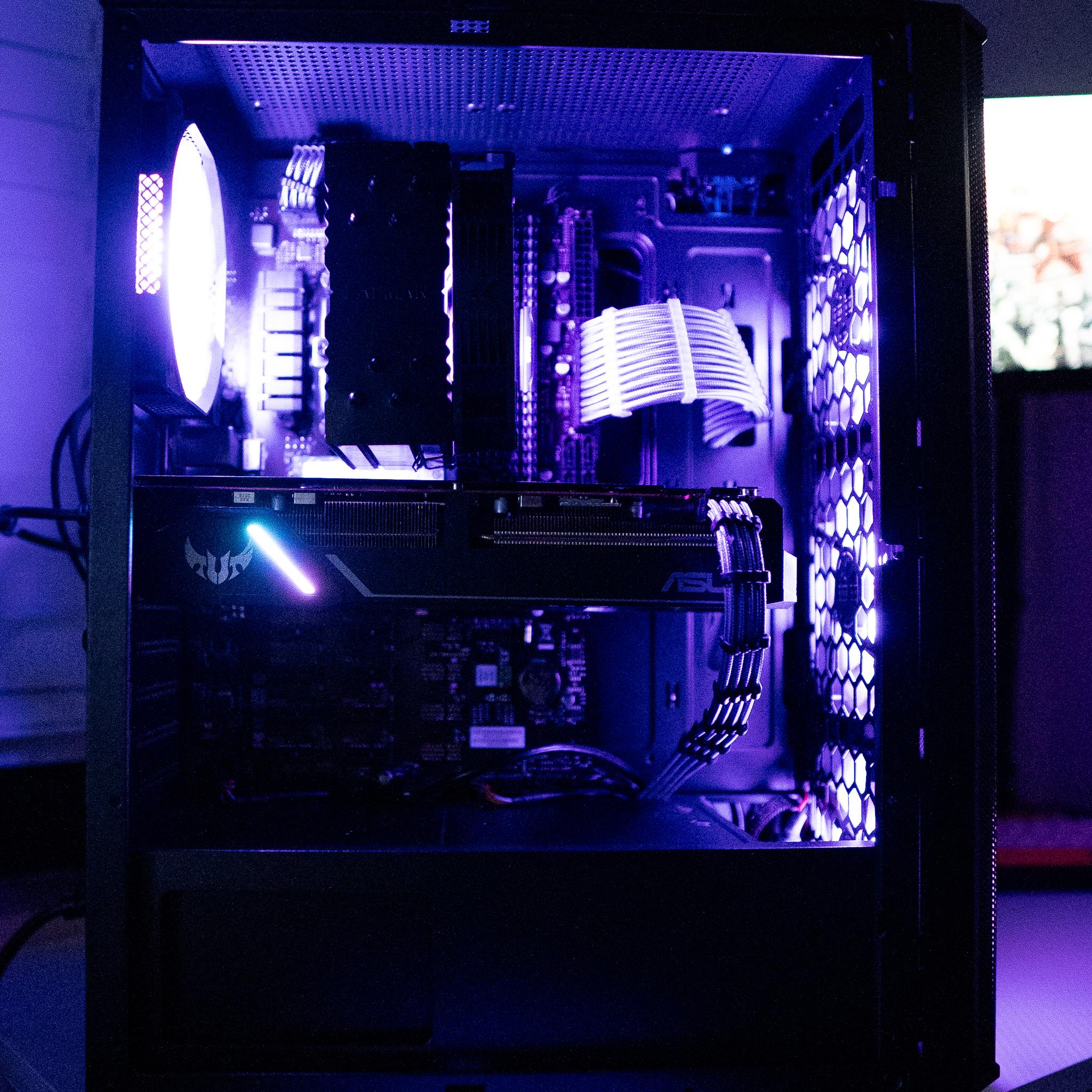 ⚫🟣 | RX 5600XT | INTEL i5 9400F | 32GB DDR4 RAM | 128GB NVME SSD + 1TB HDD | Amethyst Achiever |