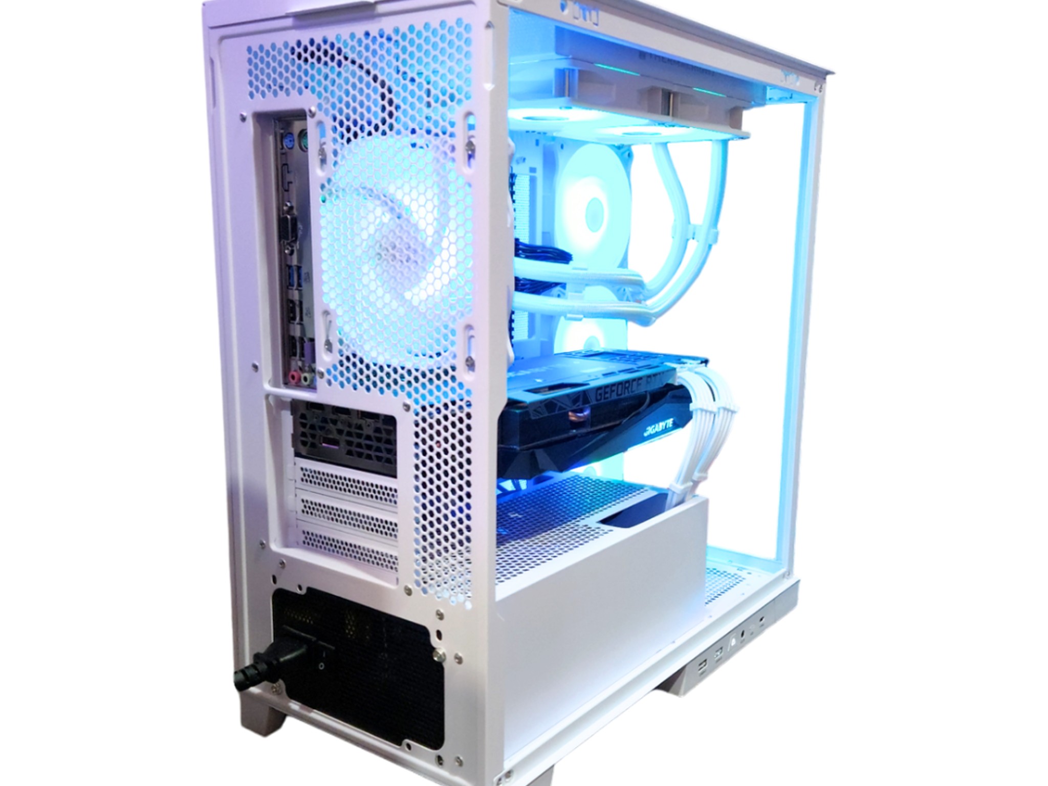 ❄️Polar Ice🧊: RTX 3080 | Ryzen 5600 | 32GB DDR4 RAM | 1TB SSD | 6 RGB Fans | White Gaming PC