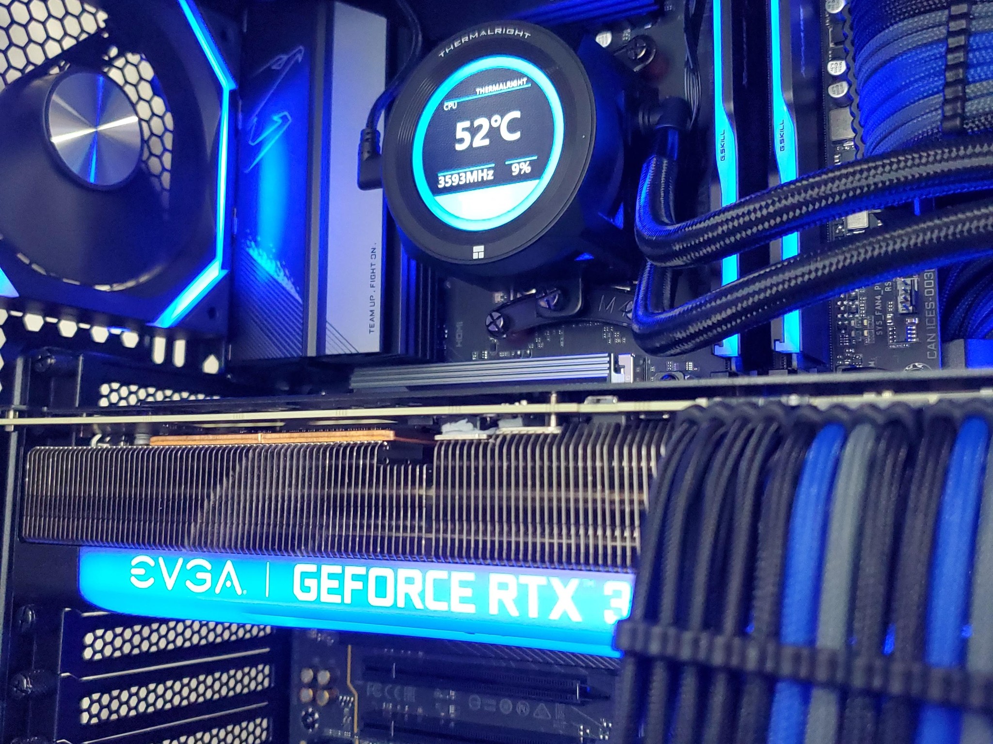 🔵 Sapphire Shadow: Ryzen 7 7700X | RTX 3080 Ti | 32GB DDR5 | 1TB NVMe | ATX Powerhouse 🚀