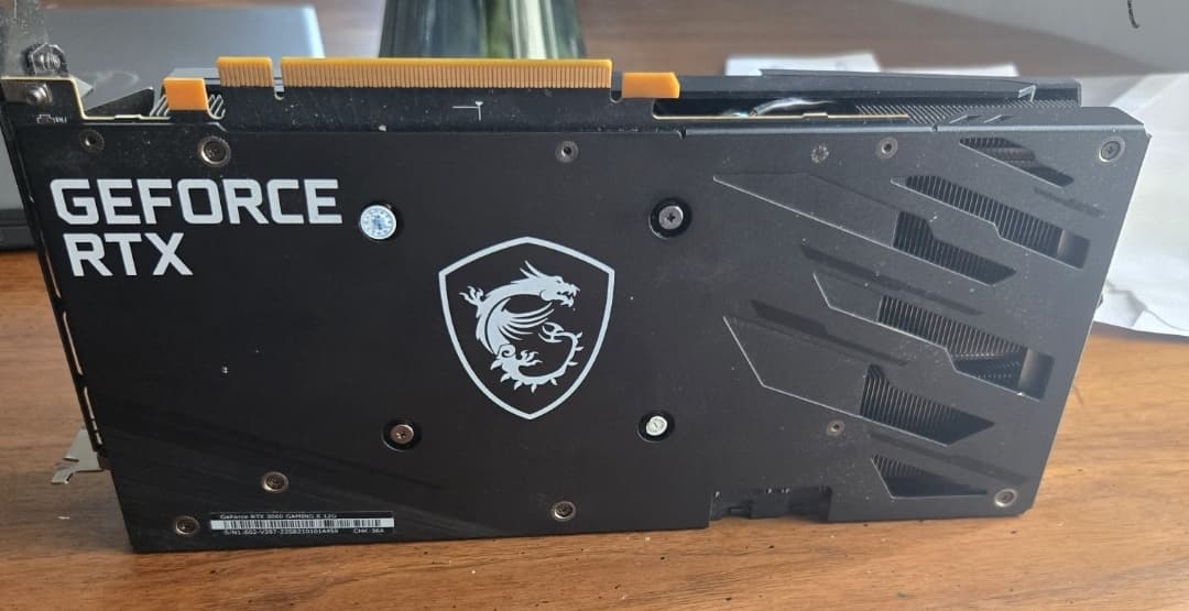 MSI Gaming GeForce RTX 3060 12gb GDDR6- Used
