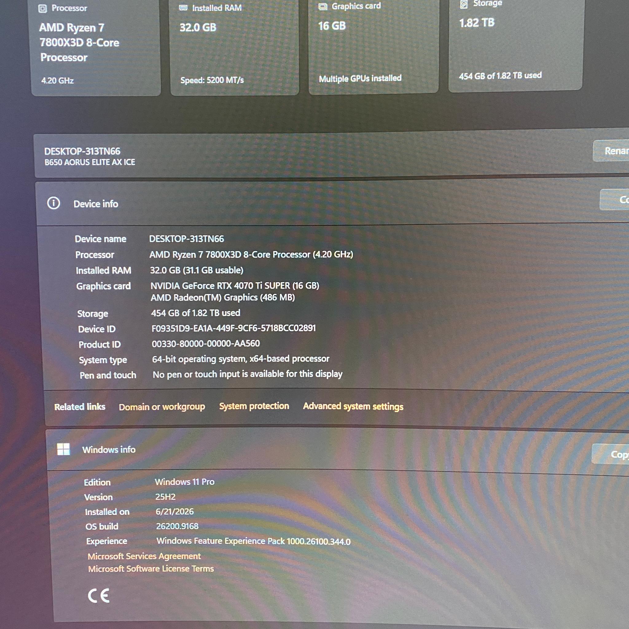 4k High-End | RTX 4070 Ti Super 16GB | Ryzen 7 7800X3D | 32GB DDR5 | 2TB NVME SSD