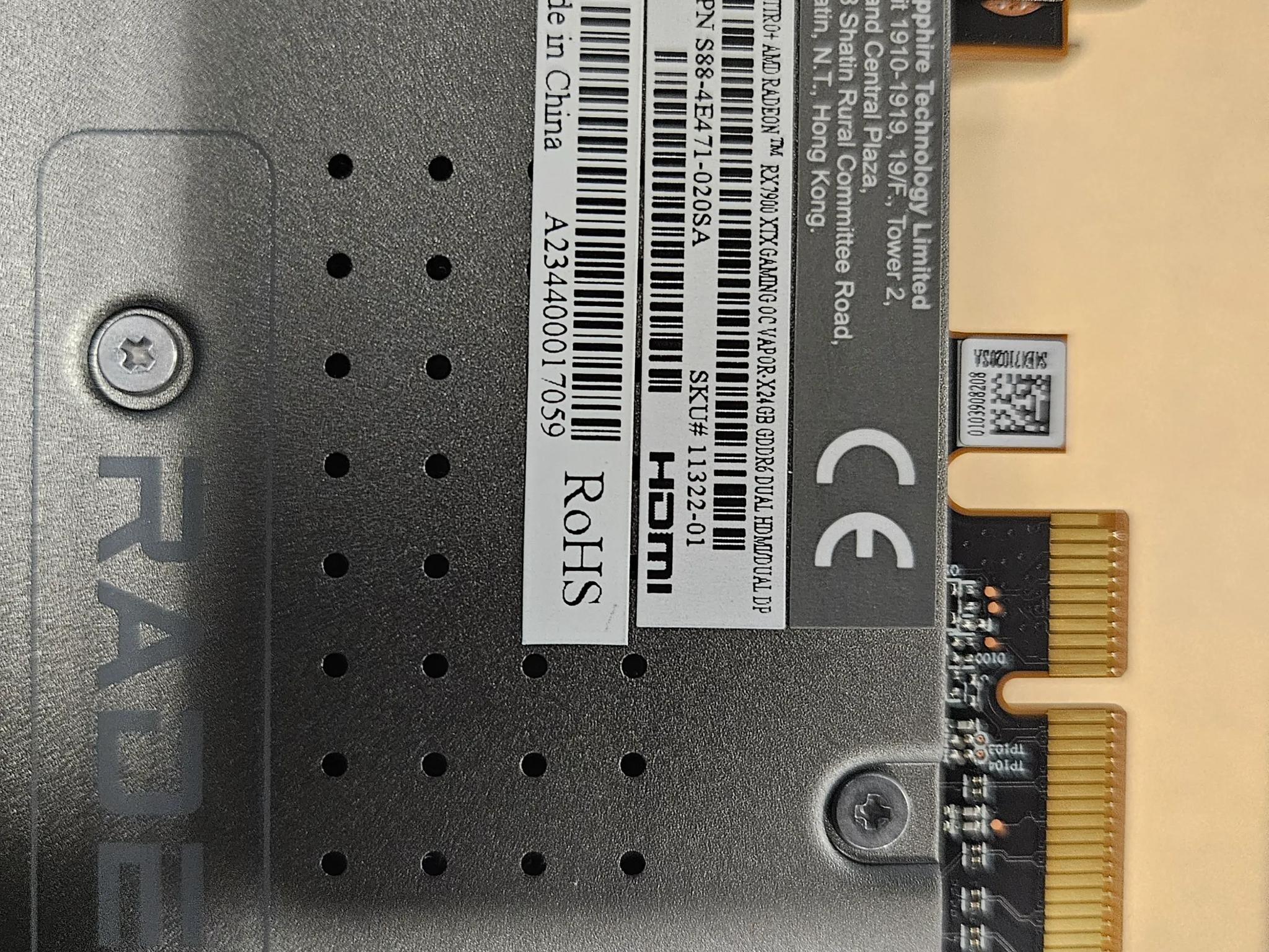 7900xtx sapphire nitro +