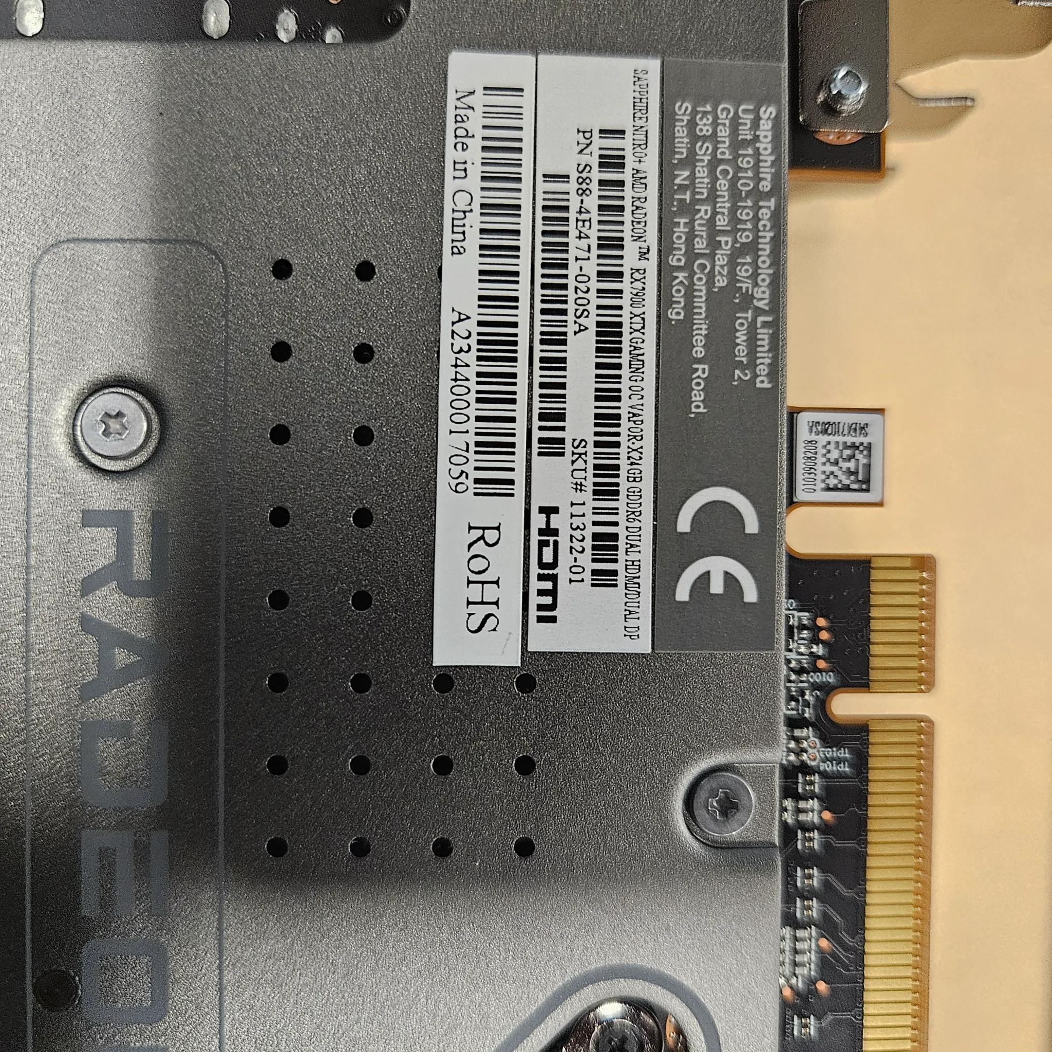 7900xtx sapphire nitro +
