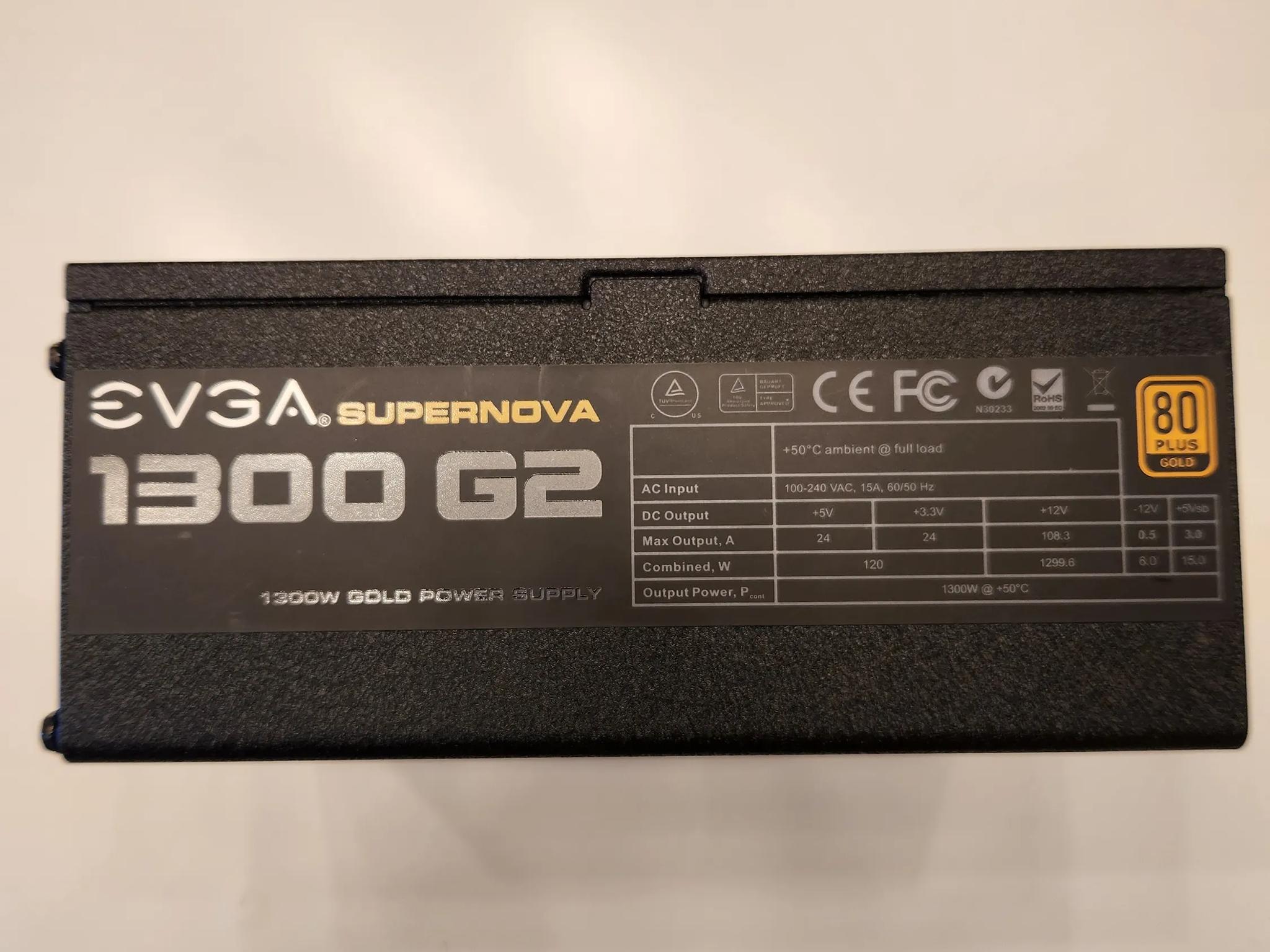 Evga supernova 1300g2 80 plus gold