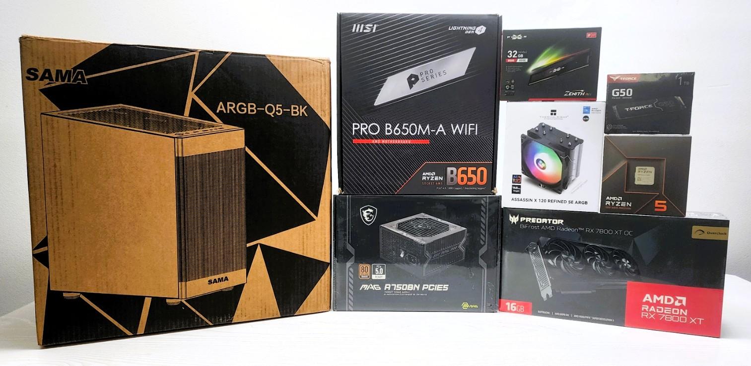 NEW Powerful Mini Gaming PC - 7600X - 7800XT - READ DESCRIPTION!!!