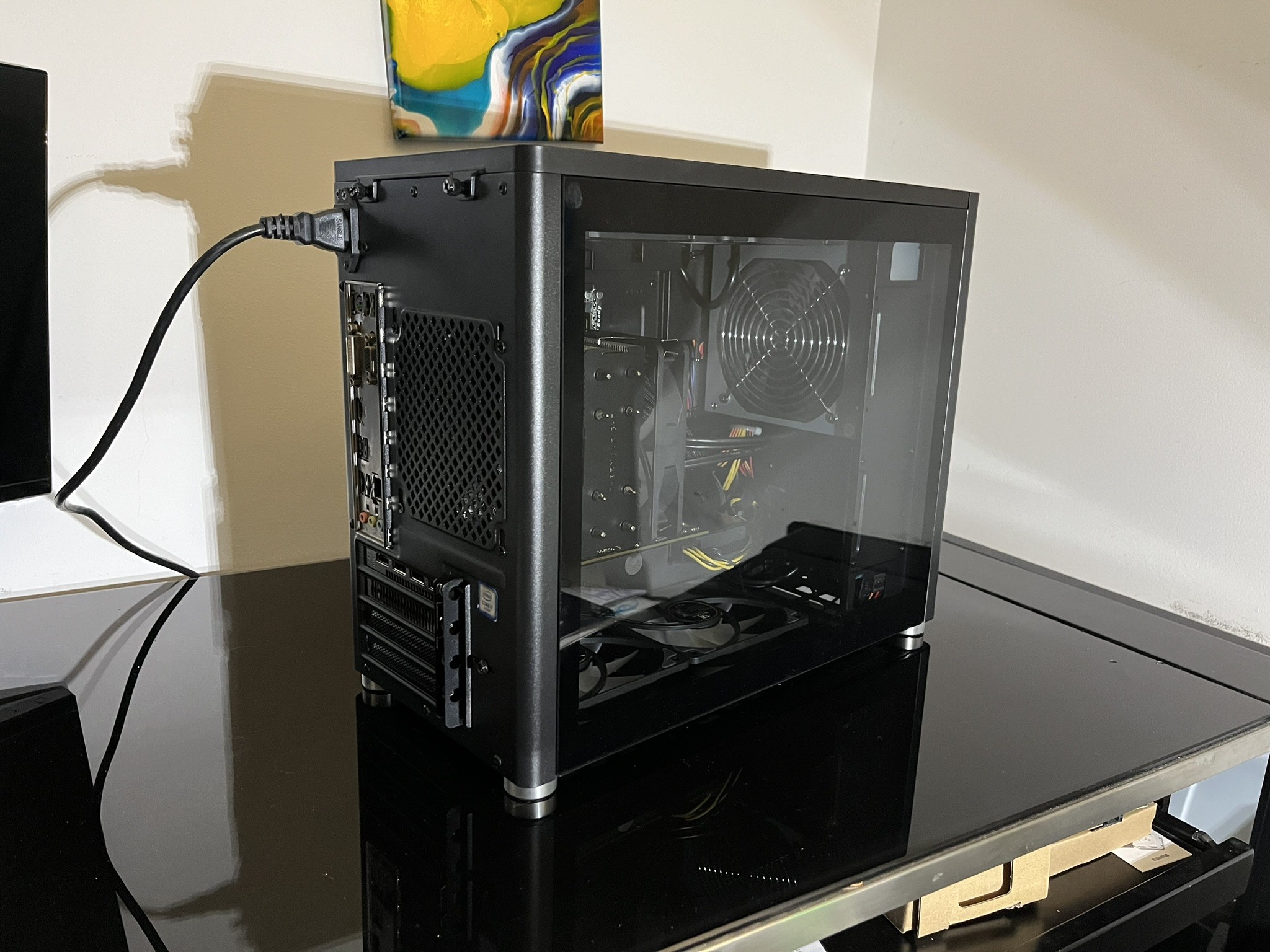 Intel Core I7-6700 paired with an RX580