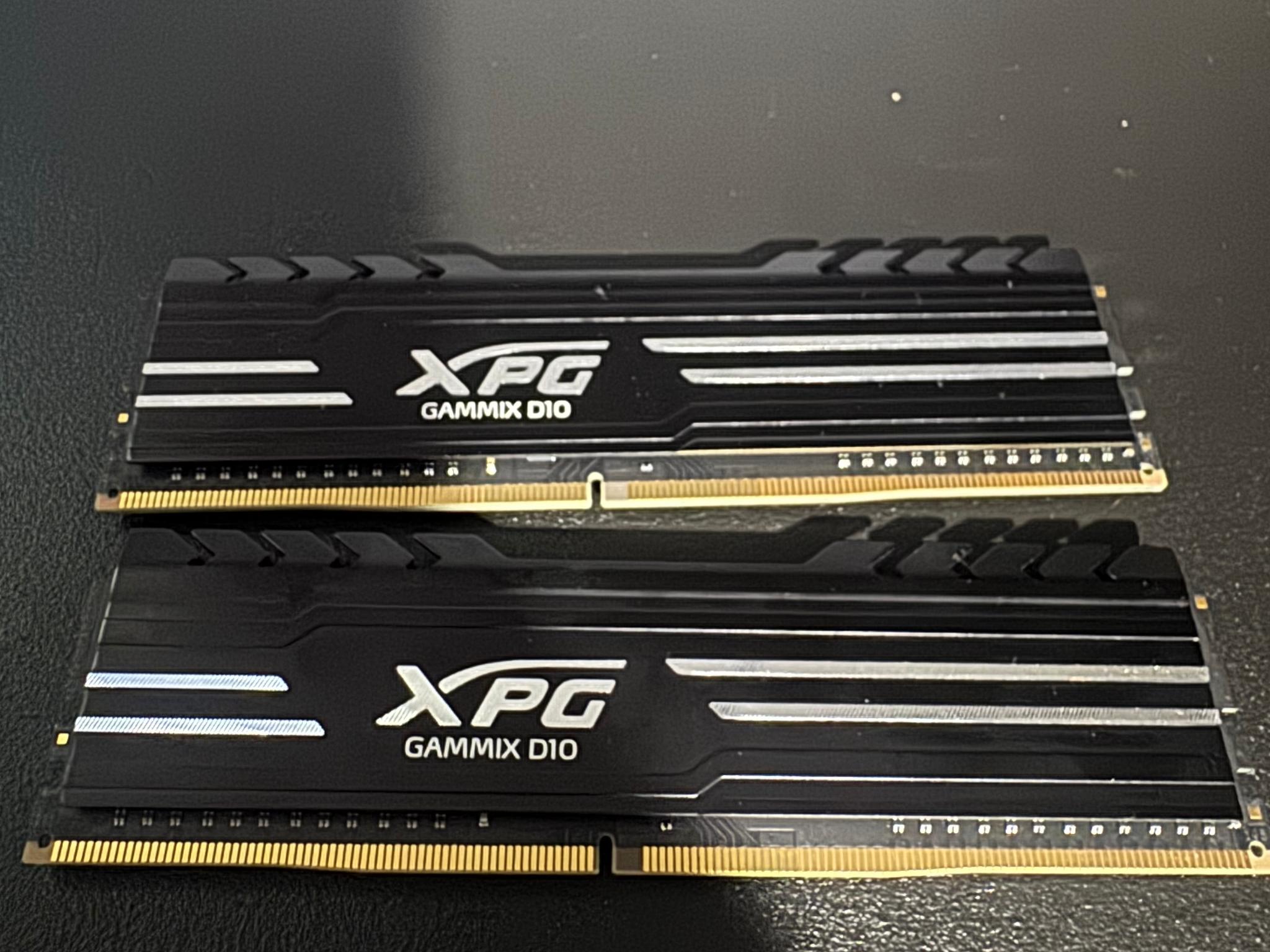 XPG Gammix D10 16GB (2x8GB) DDR4 3000MHz RAM Kit – Tested & Working