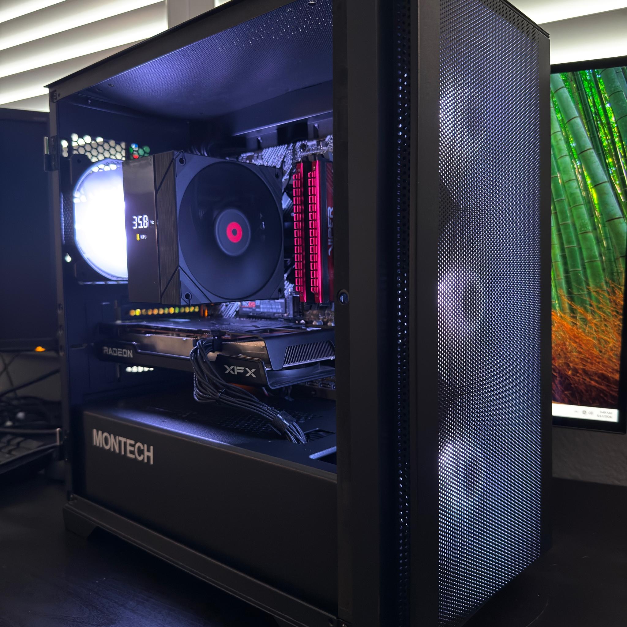 RX 6600 Gaming PC | Ryzen 5 5500 | 16GB RAM | 500GB NVME | WiFi/BT | Windows 11
