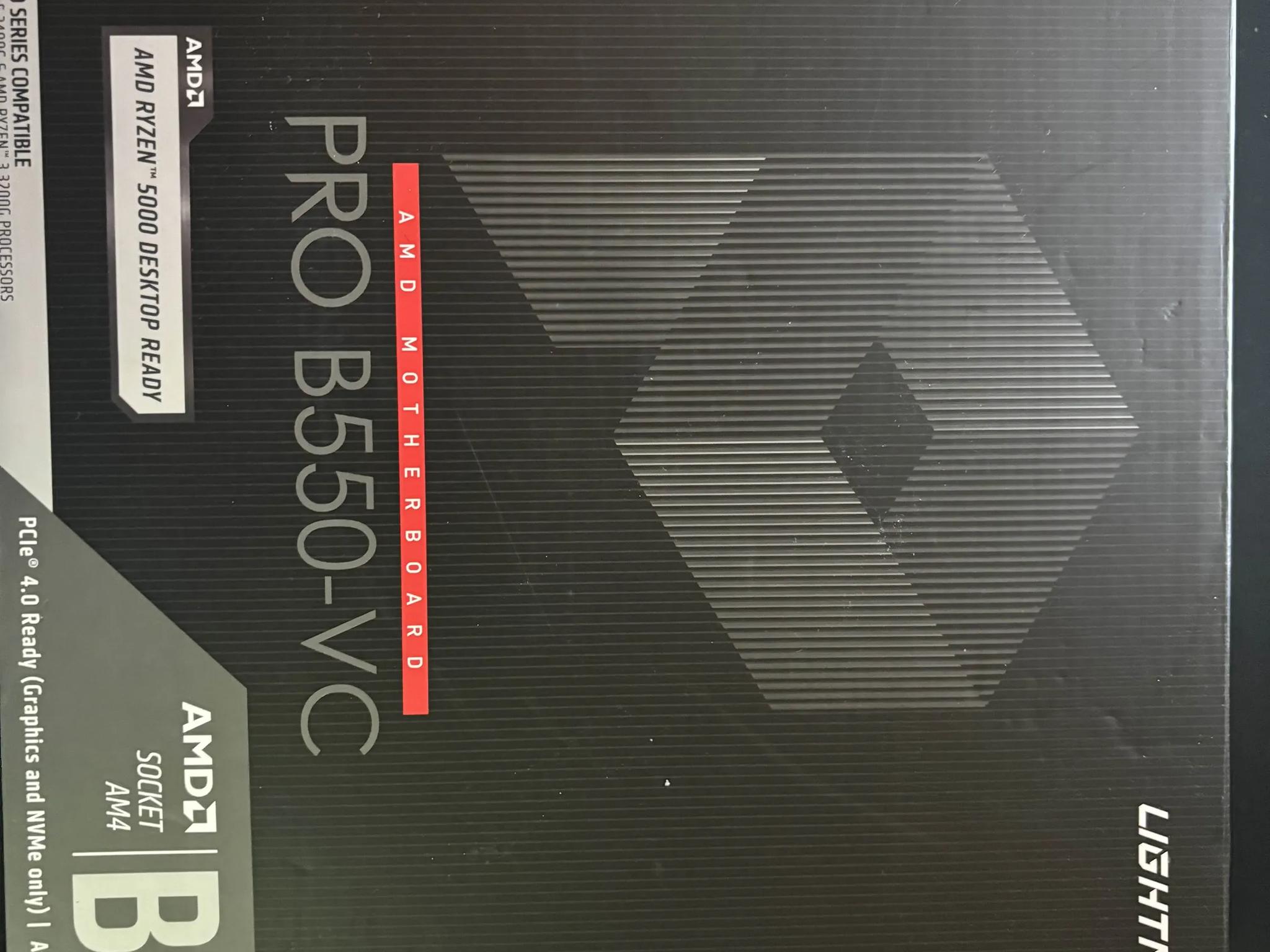 MSI PRO B550-VC ATX AM4 Motherboard